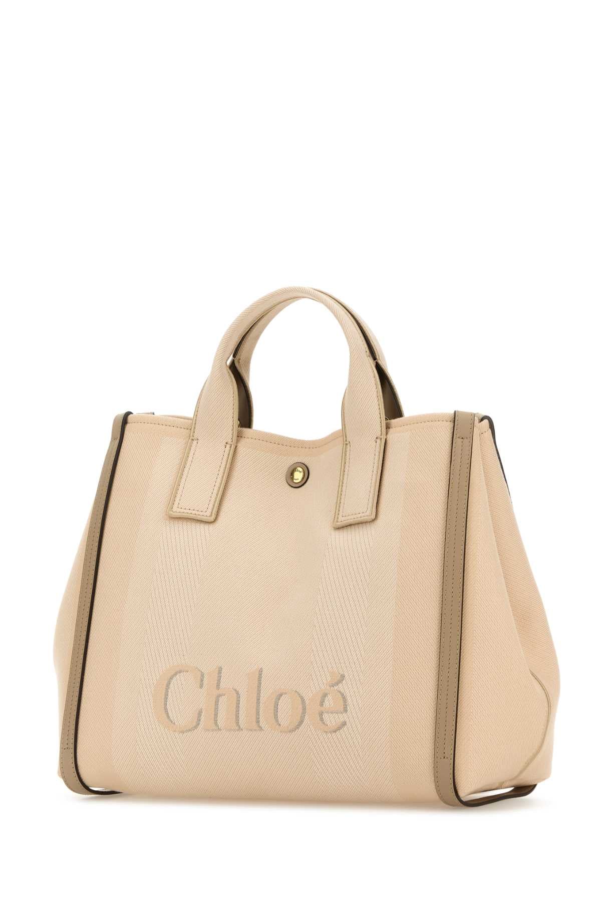 CHLOE Multicolor Canvas Carry Shopping Handbag - 40cm x 29cm x 16cm