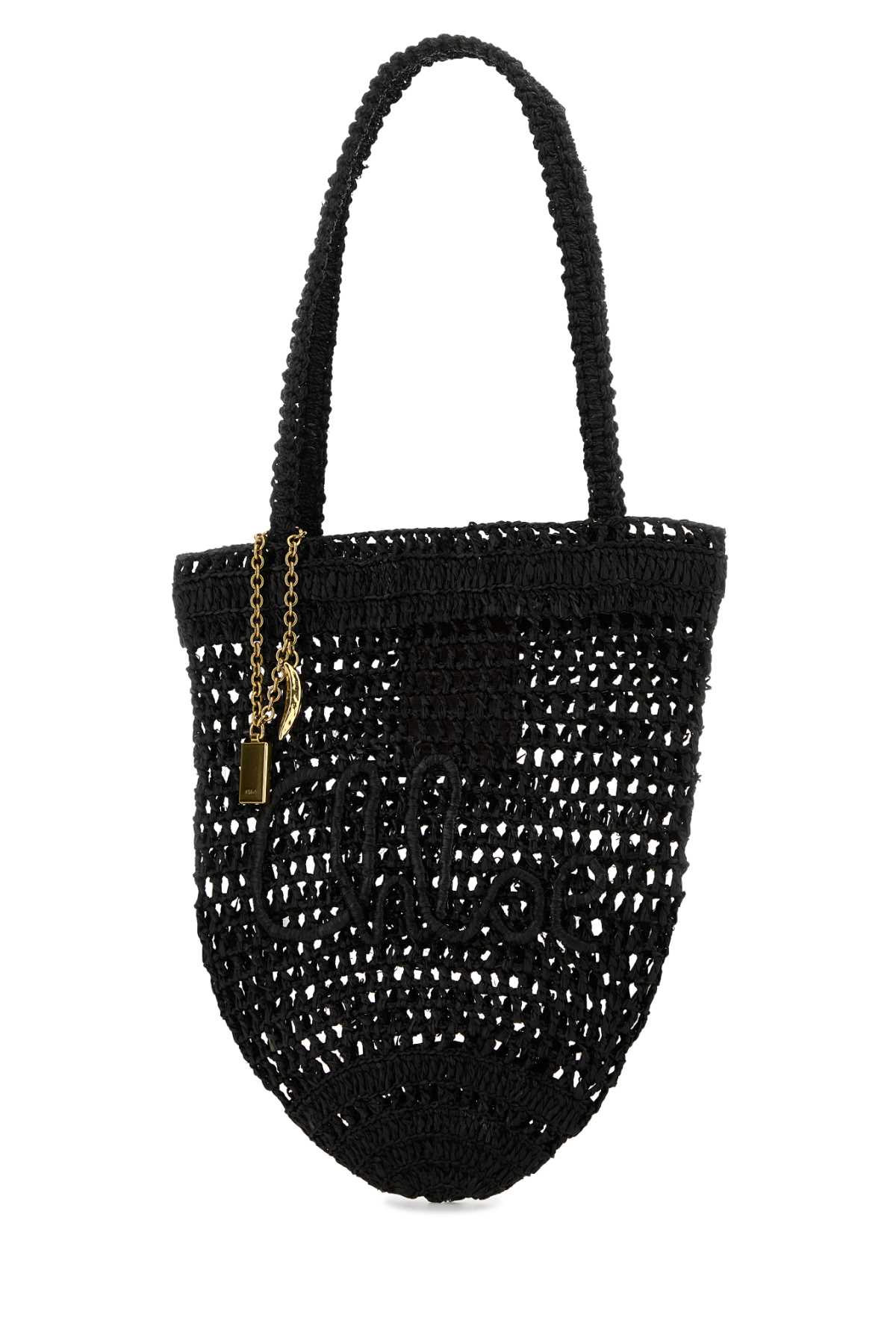 CHLOE Mini Raffia Summer Banana Handbag - Small