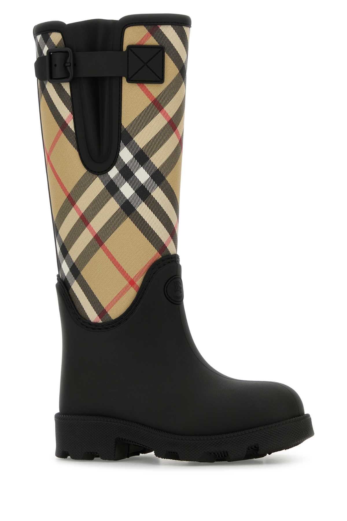 BURBERRY Printed Rubber Marsh Stamp Boots for Women