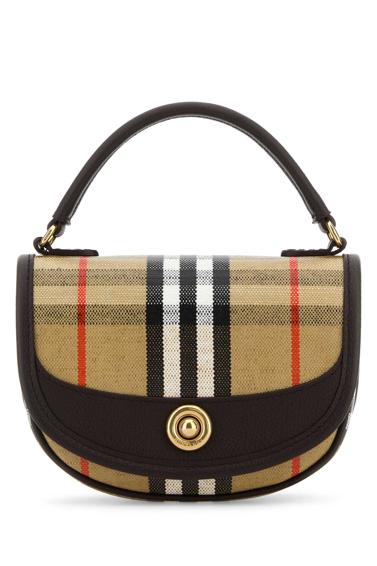 BURBERRY Printed Canvas Handbag - Mini Size (17 x 14 x 8 cm)
