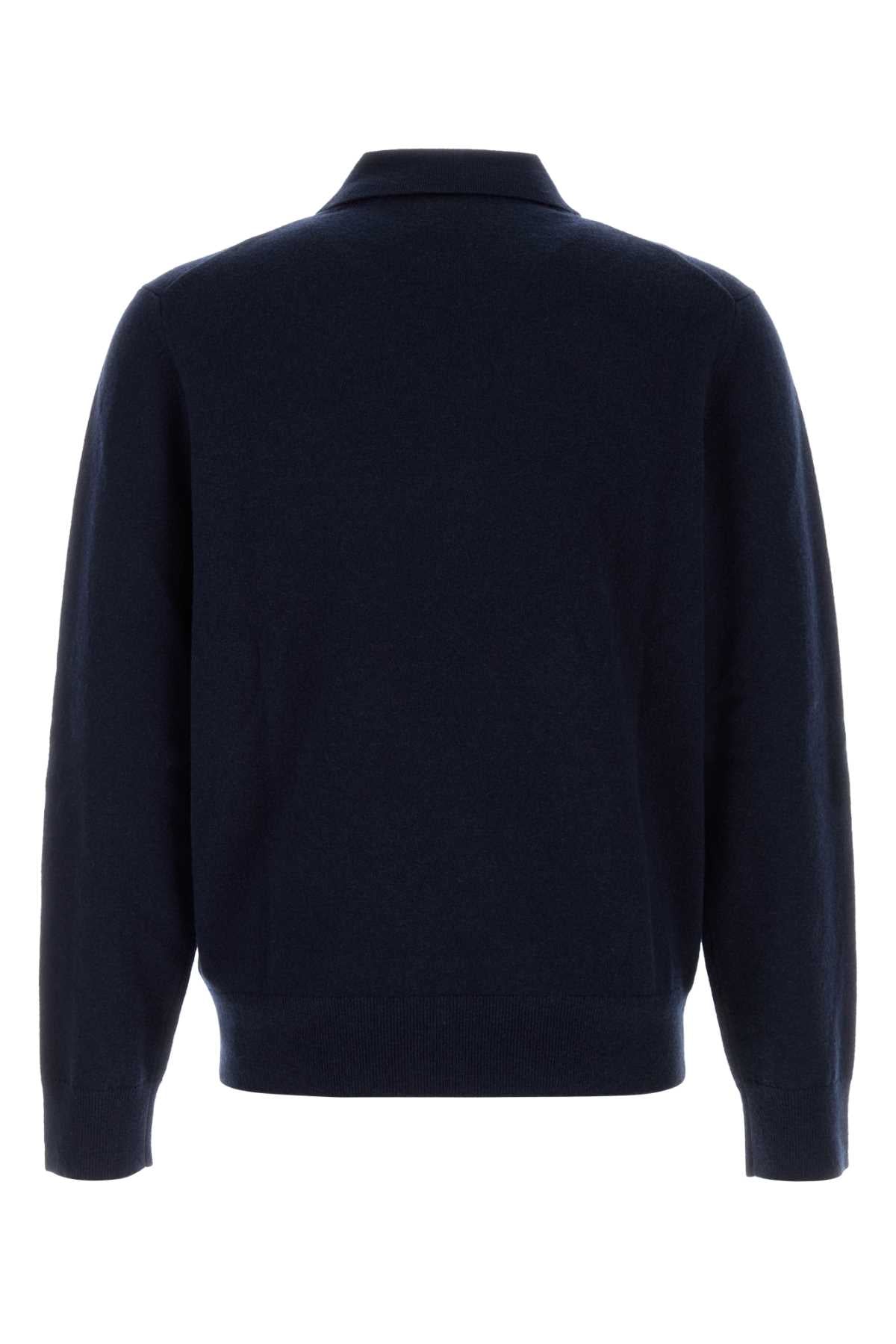 BURBERRY Cashmere Blend Polo Shirt for Men - Fall/Winter 2025