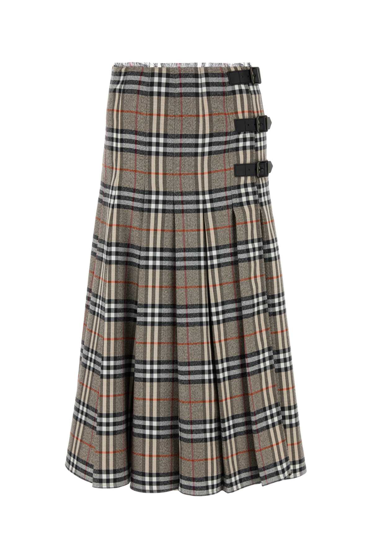 BURBERRY Embroidered Wool Skirt for Women