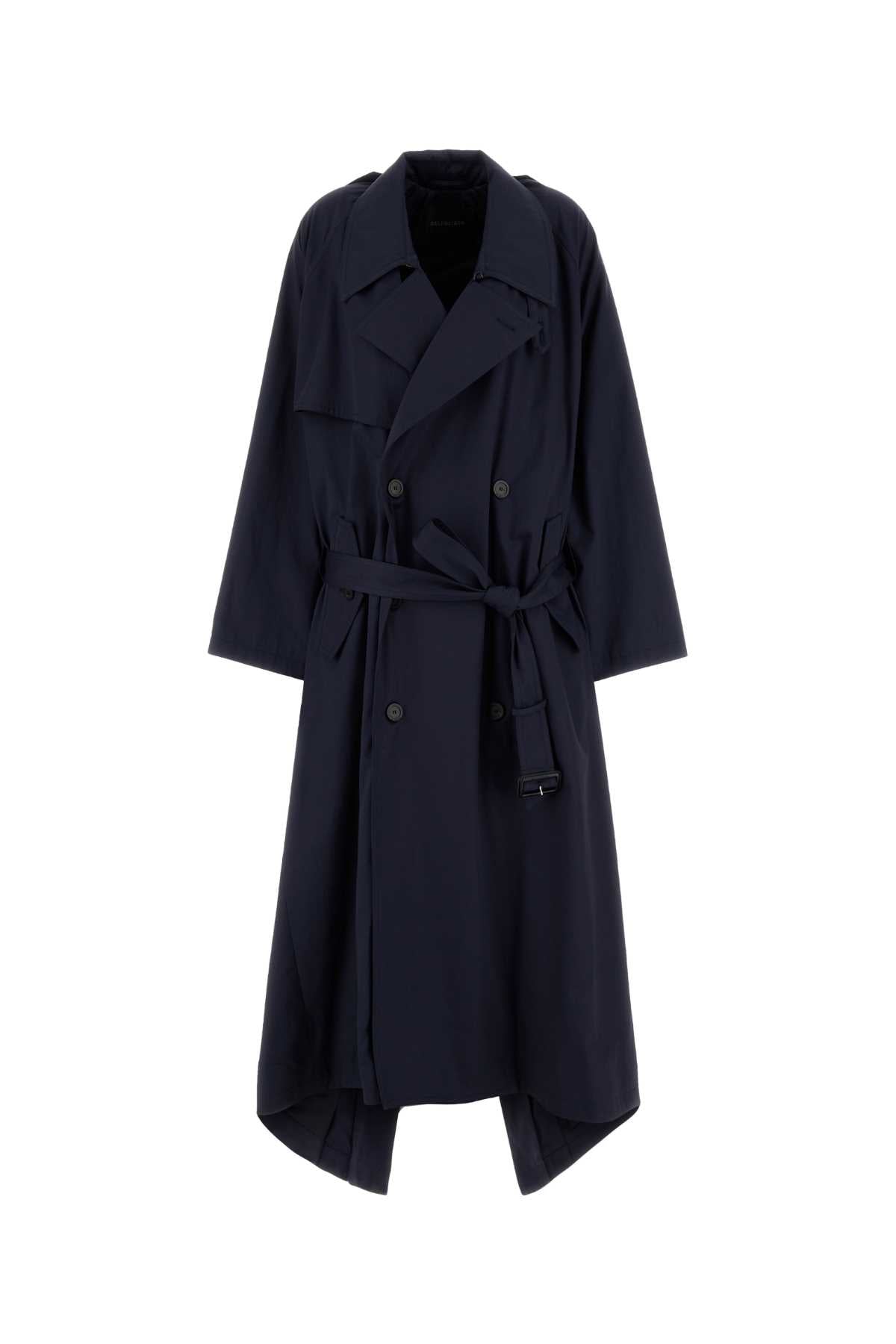BALENCIAGA Oversized Cotton Trench Jacket for Women - 25W