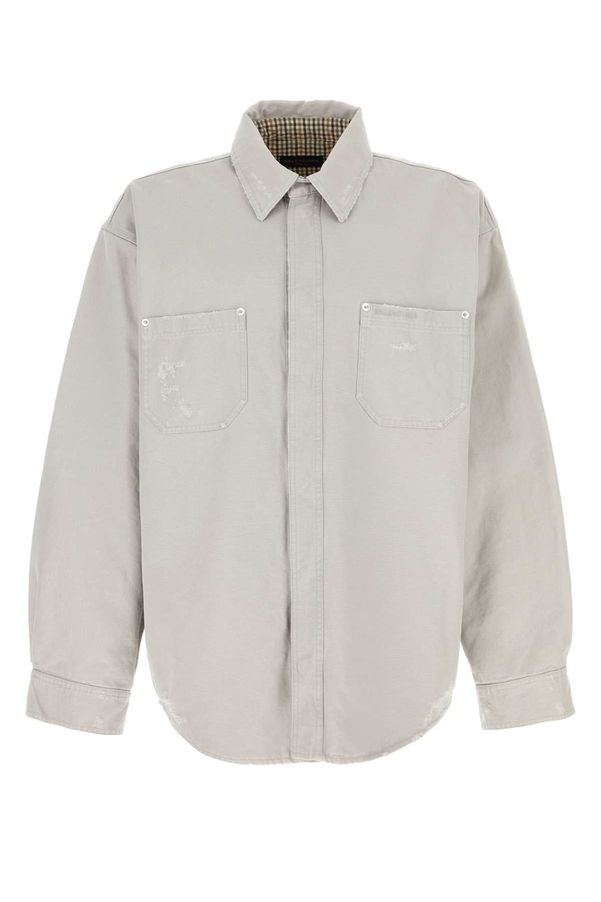BALENCIAGA Oversized Cotton Shirt for Men - Season 25W