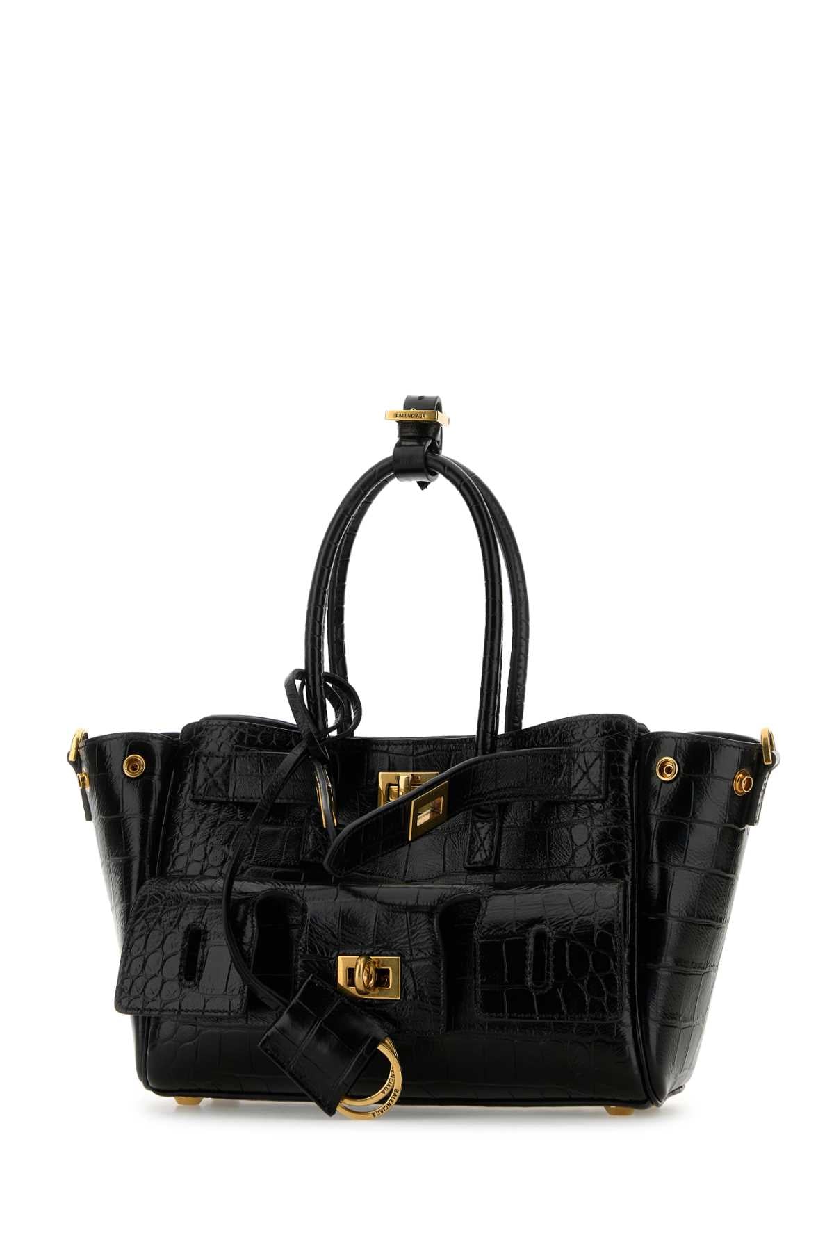 BALENCIAGA Carry All Bel Air Mini Shopping Handbag