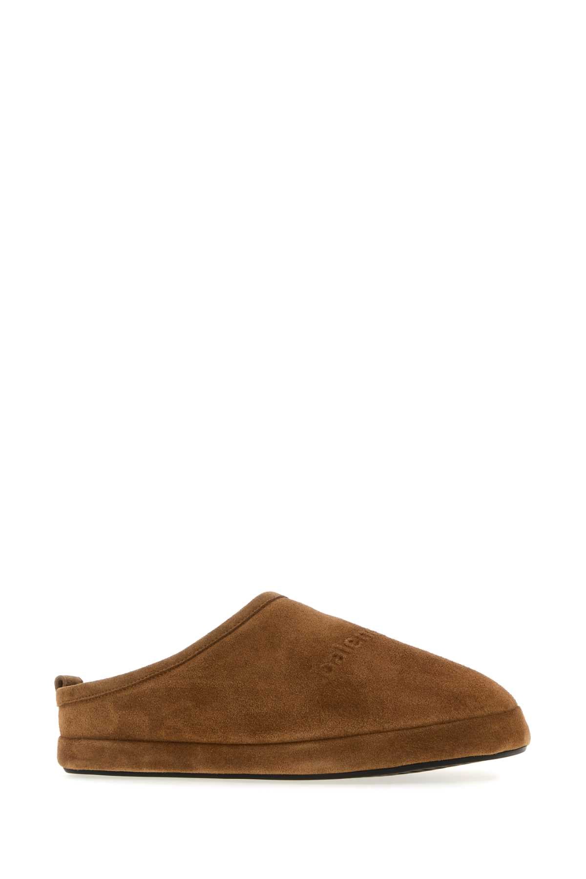 BALENCIAGA Suede Alaska Mini Slippers for Women