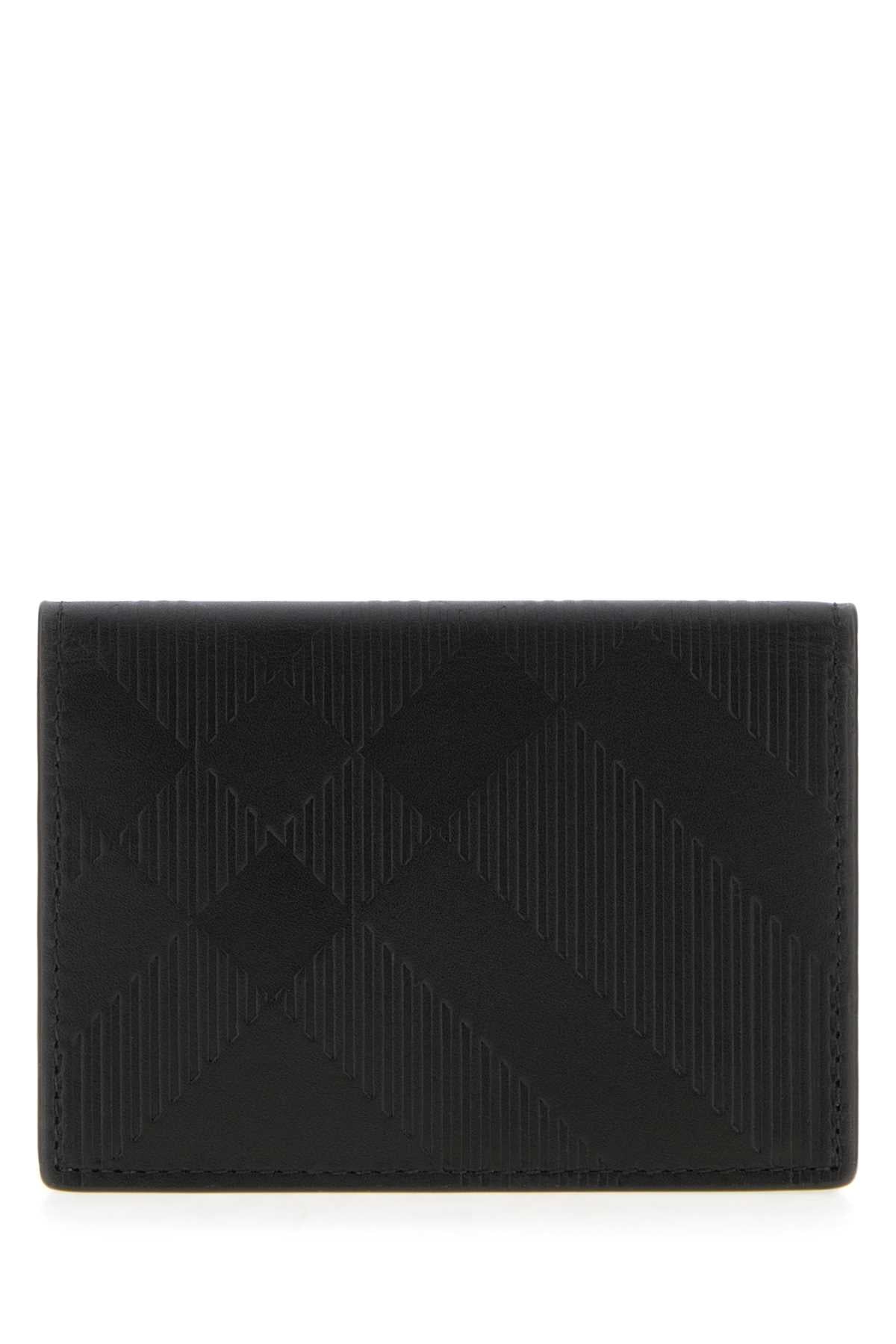BURBERRY Mini Leather Card Holder - Stylish and Compact