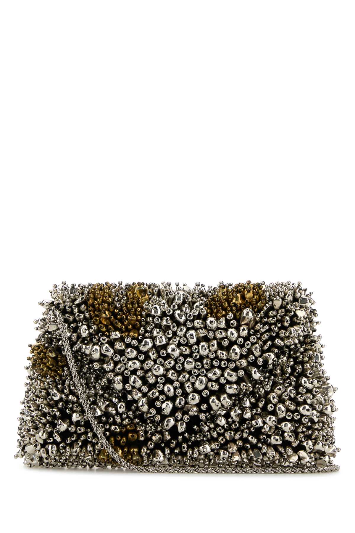 DRIES VAN NOTEN Embellished Fabric Clutch Bag - 22 cm x 14 cm