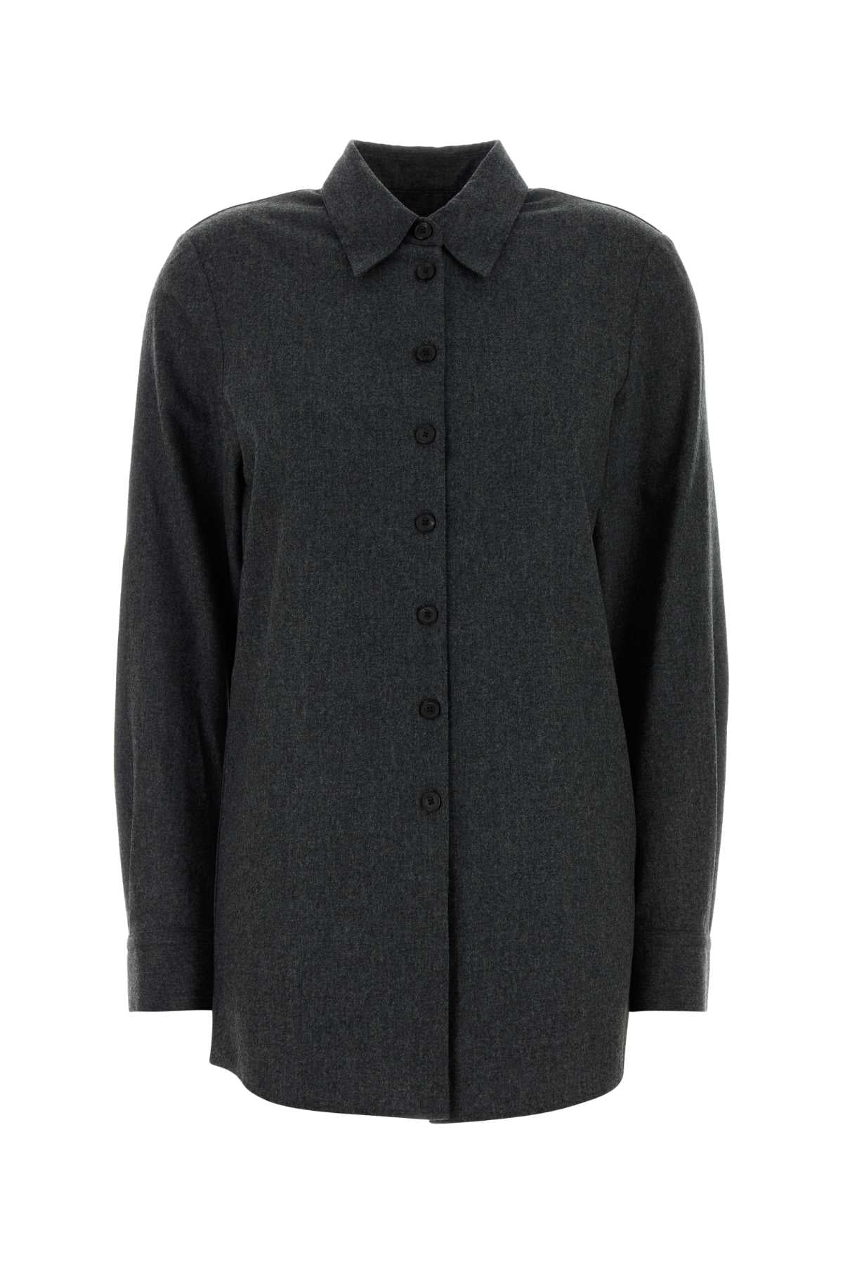 KHAITE Wool Blend Auryn Shirt - Women's Regular Fit