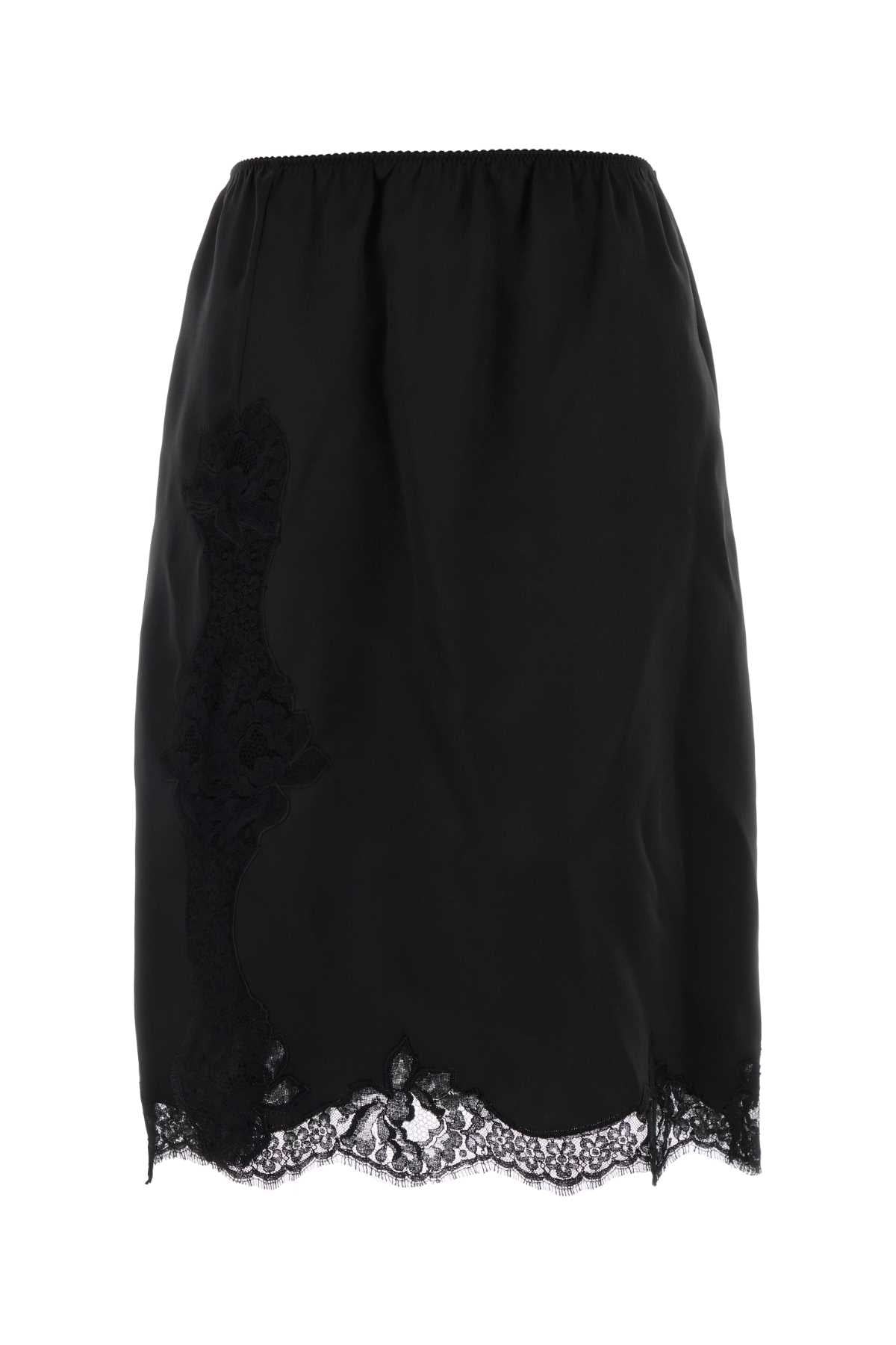 DOLCE & GABBANA Satin Mini Skirt for Women