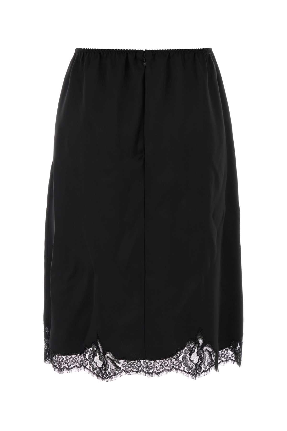 DOLCE & GABBANA Satin Mini Skirt for Women