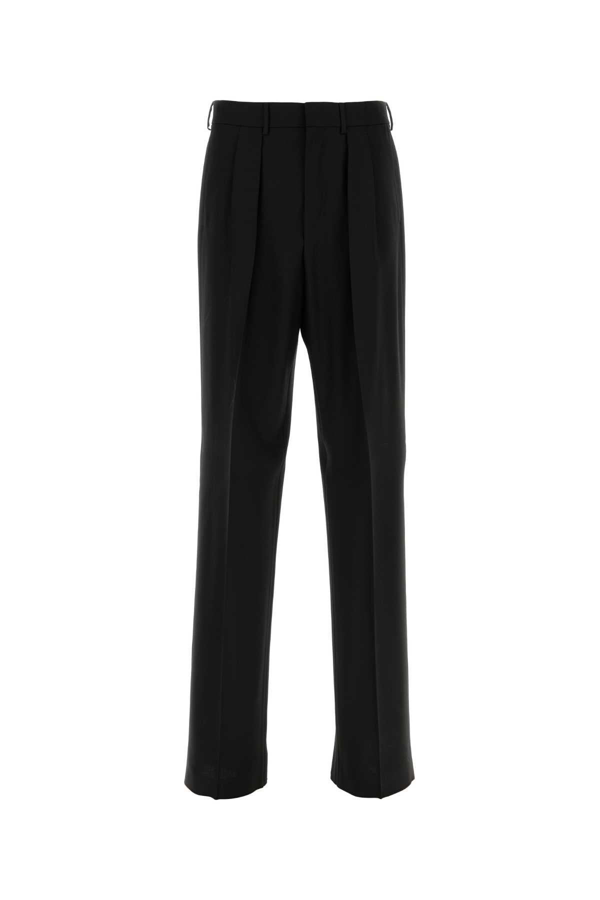 TOM FORD High Twist Broken Twill Double Pleat Pants