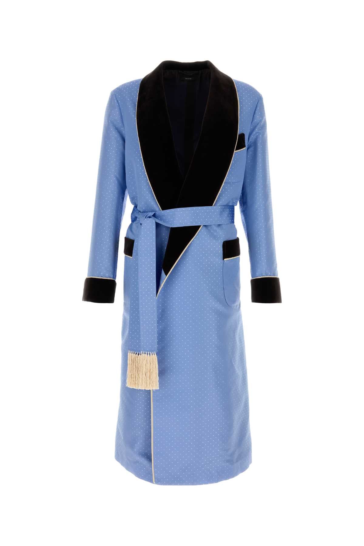 TOM FORD Embroidered Silk Jacket for Men - FW25 Collection