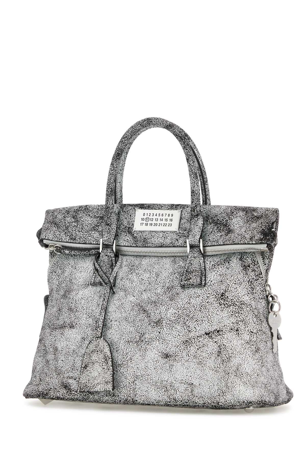 MAISON MARGIELA Two-tone Leather Medium Handbag - 35 cm x 24 cm x 17 cm