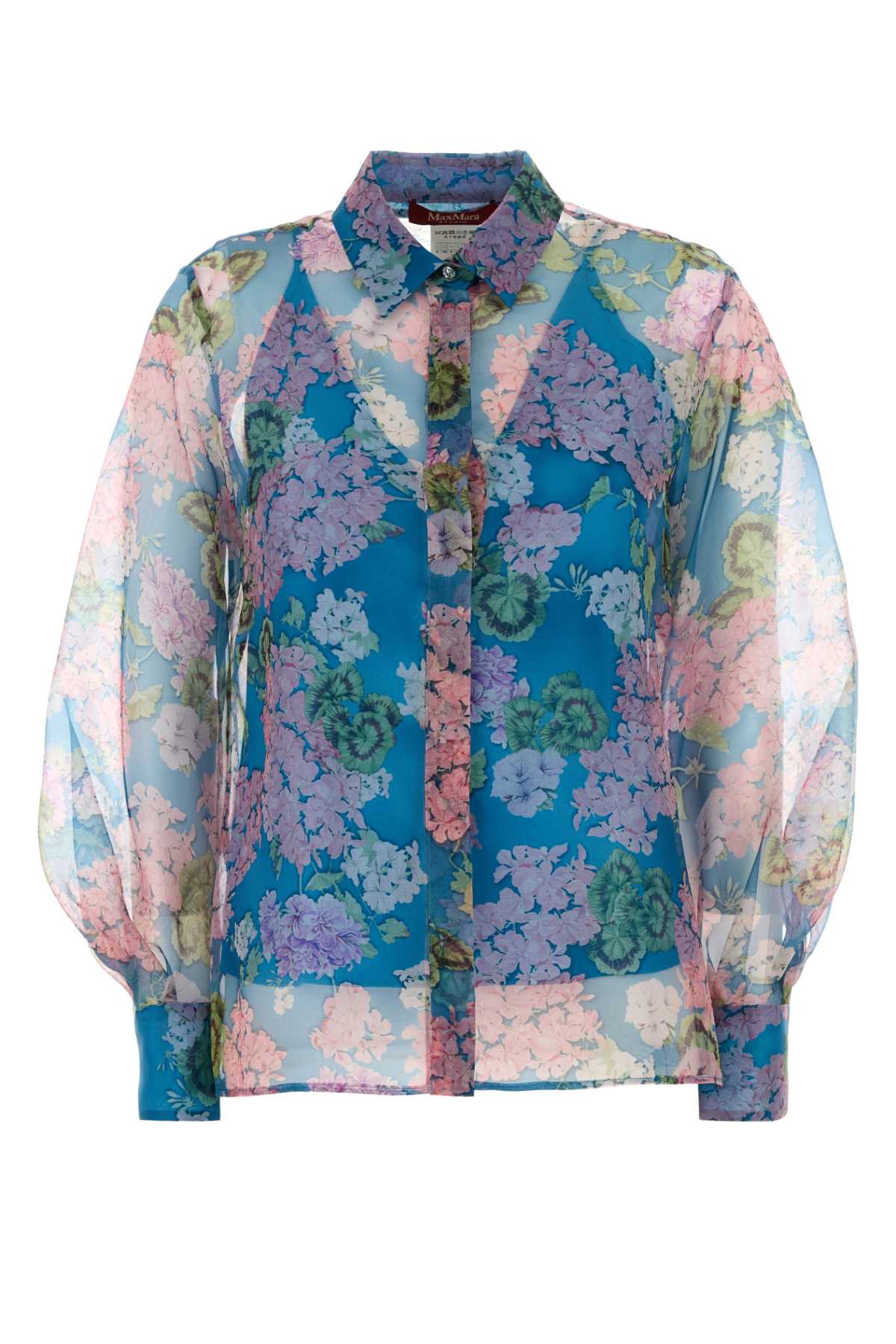 MM STUDIO Printed Light Knit Barnaba Mini Shirt for Women - SS25