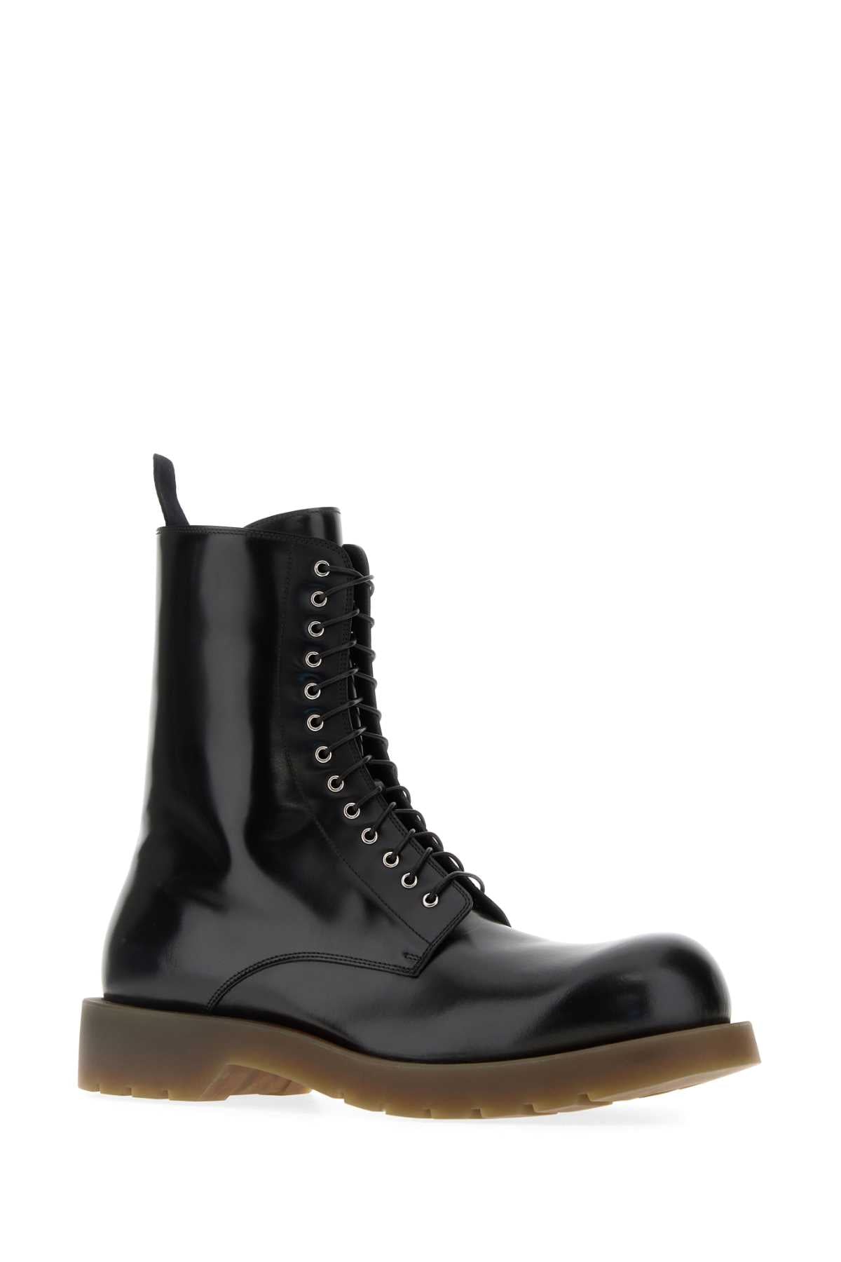 JIL SANDER Stylish Leather Ankle Boots for Men