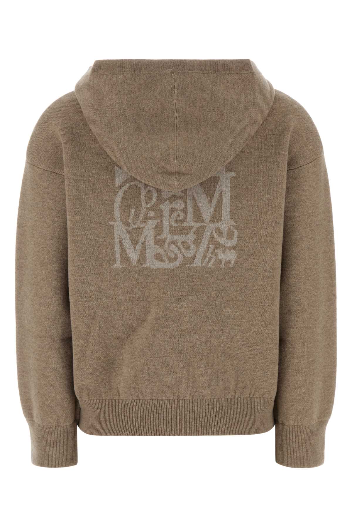 S MAXMARA Stretch Wool Blend Kurt Sweatshirt