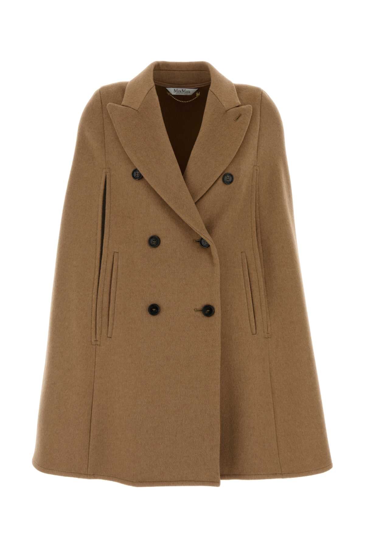 MAX MARA Women's Mini Camel Pordoi Cape - Sample Size: XS