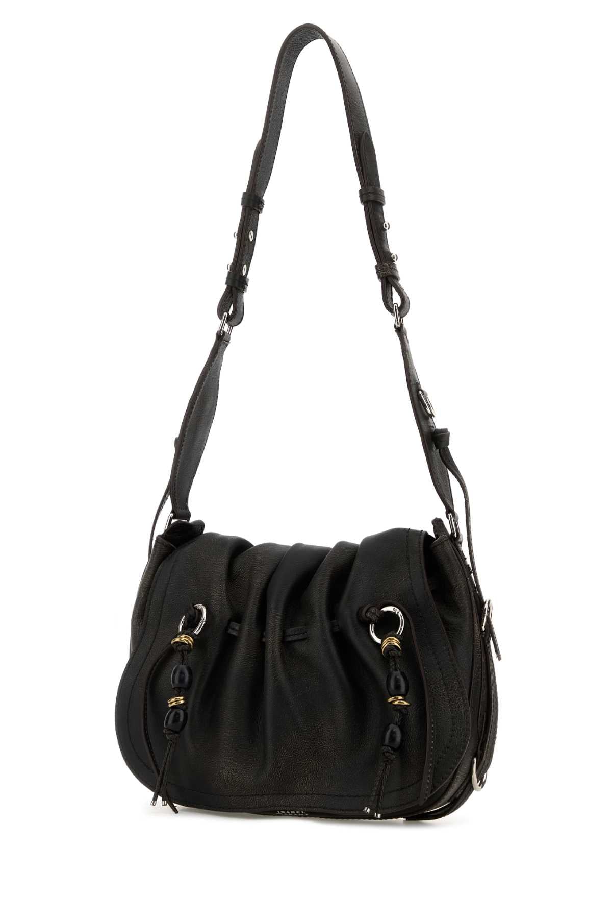 ISABEL MARANT Mini Leather Shoulder Handbag - 26x24x15 cm