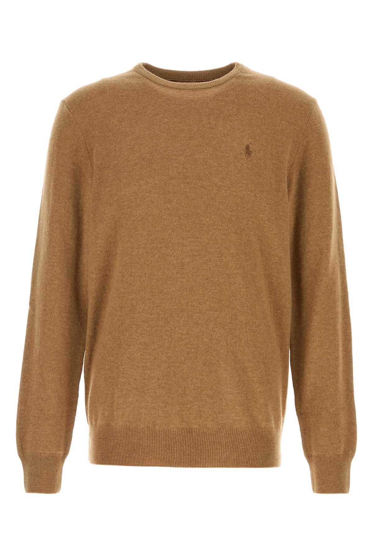 POLO RALPH LAUREN Biscuit Wool Sweater for Men - FW25 Collection