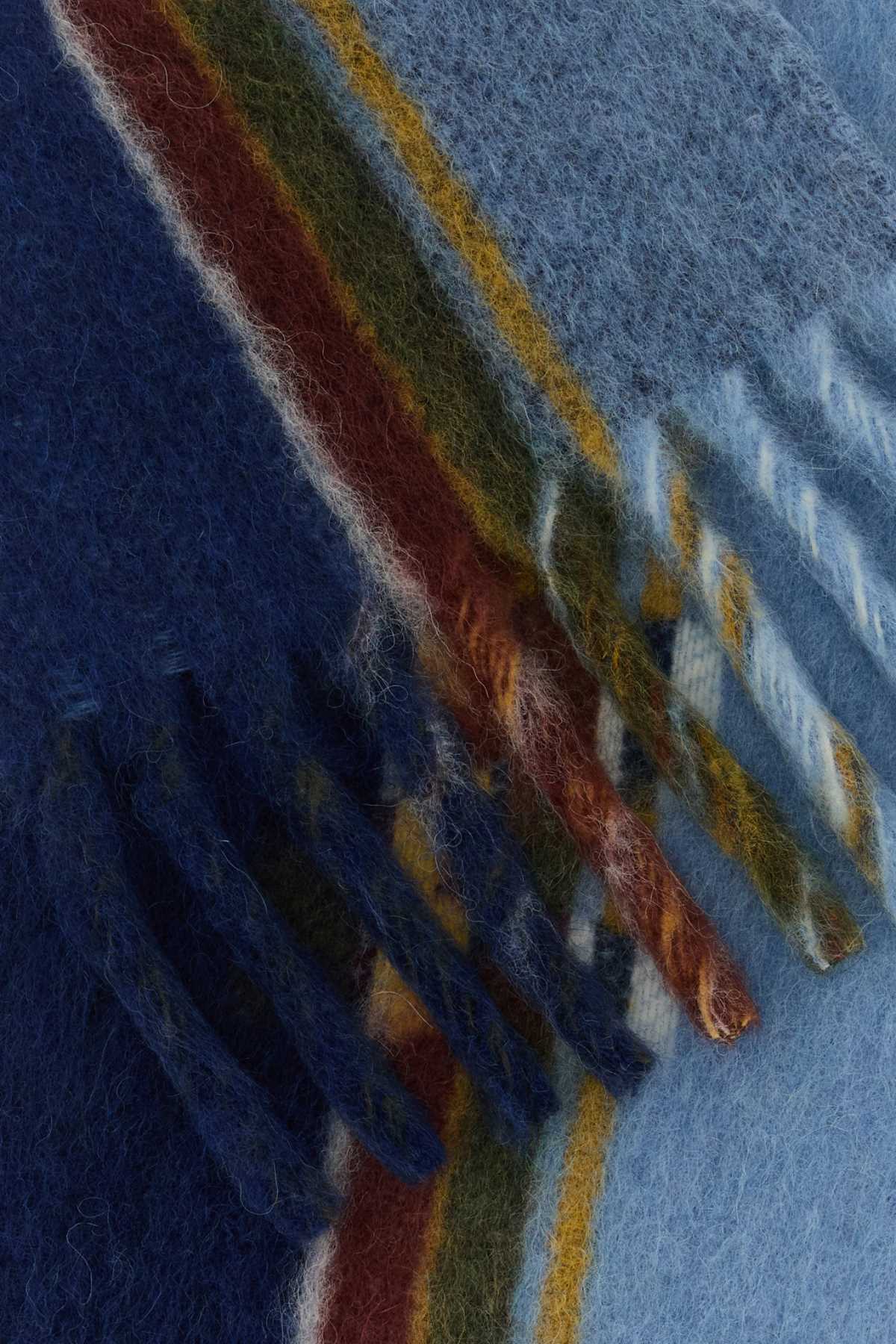 MARNI Multicolor Mohair Blend Scarf (160cm x 24cm)