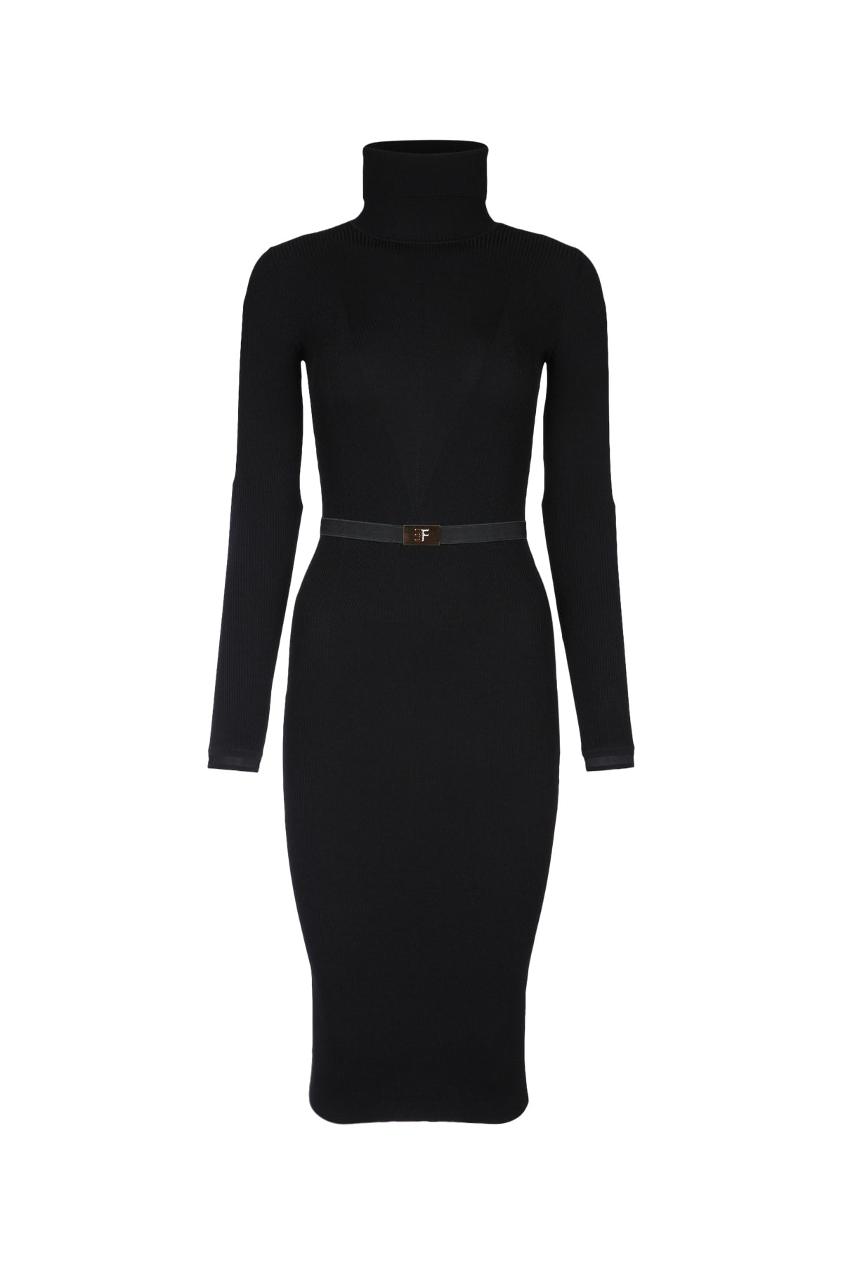 ELISABETTA FRANCHI Elegant Sweater Suit with Belt for Women