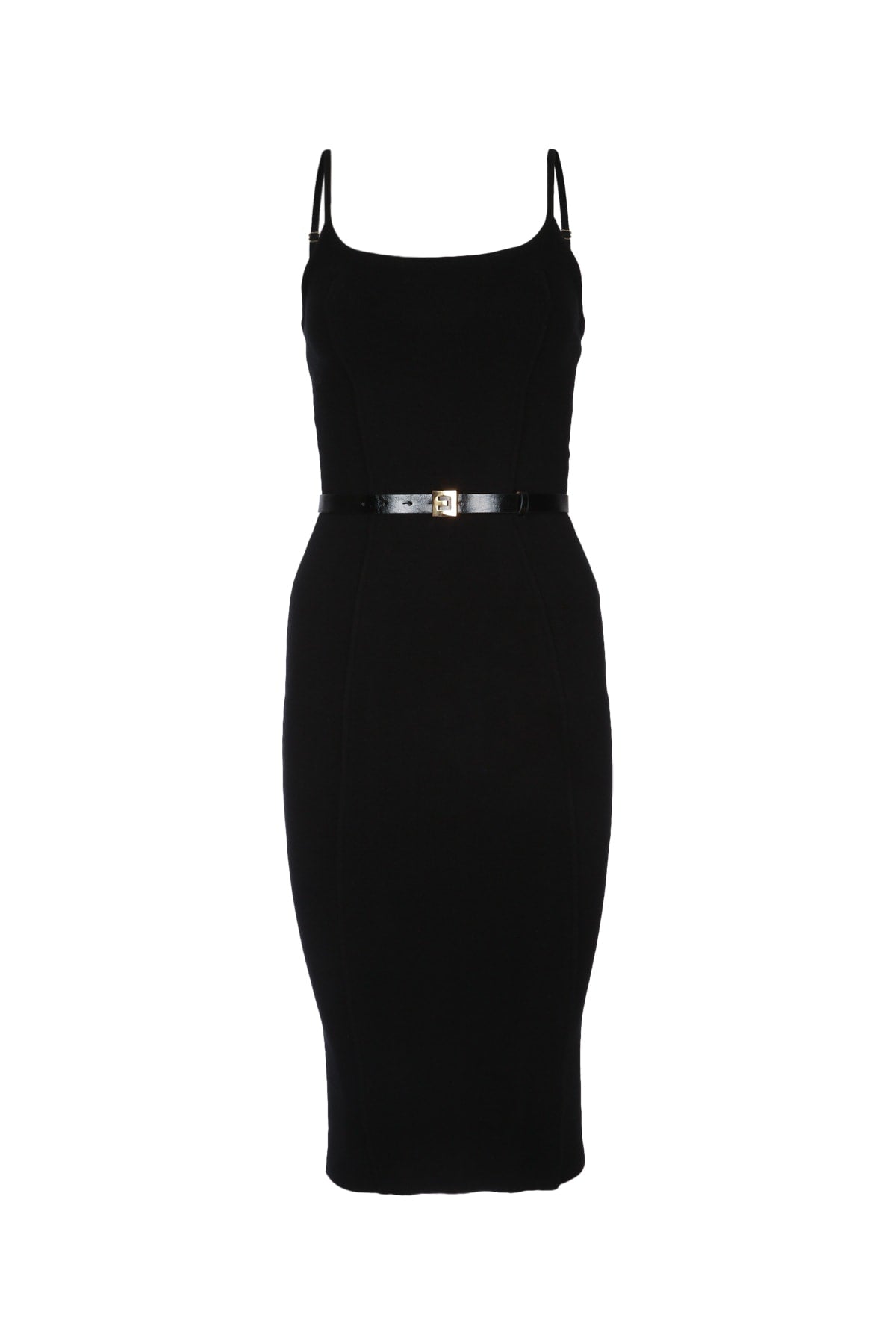 ELISABETTA FRANCHI Chic Mini Suit Sweater with Belt