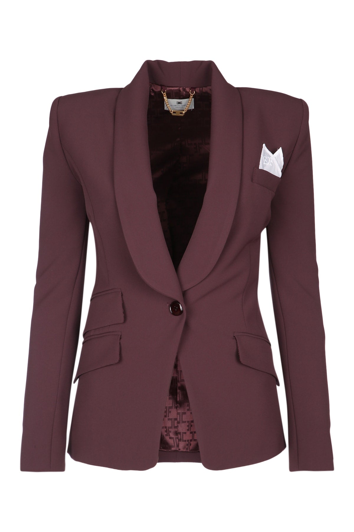 ELISABETTA FRANCHI Chic Women's Jacket and Trousers Set