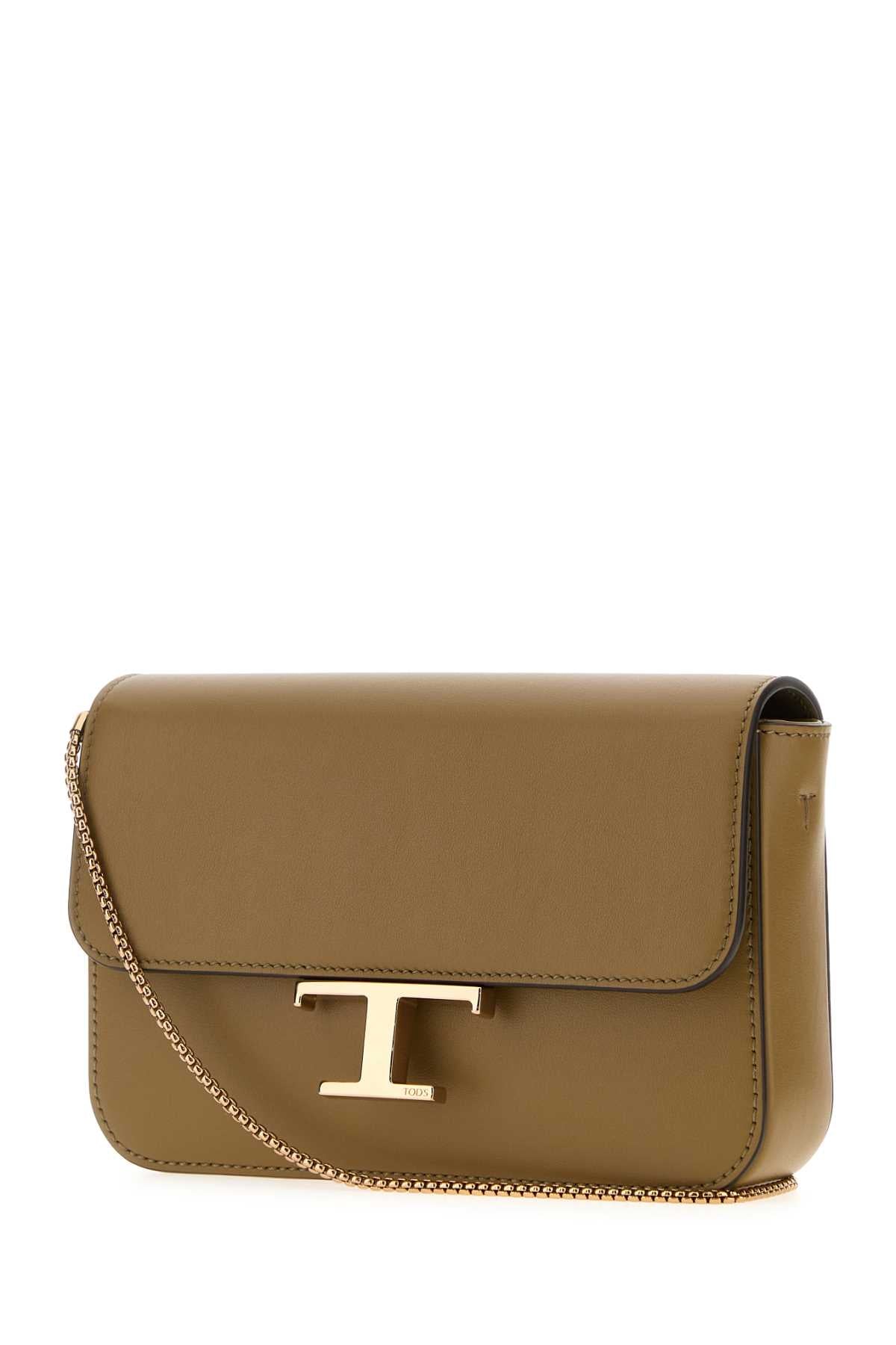 TOD'S Mini Leather Micro Crossbody Handbag (20 cm x 14 cm)