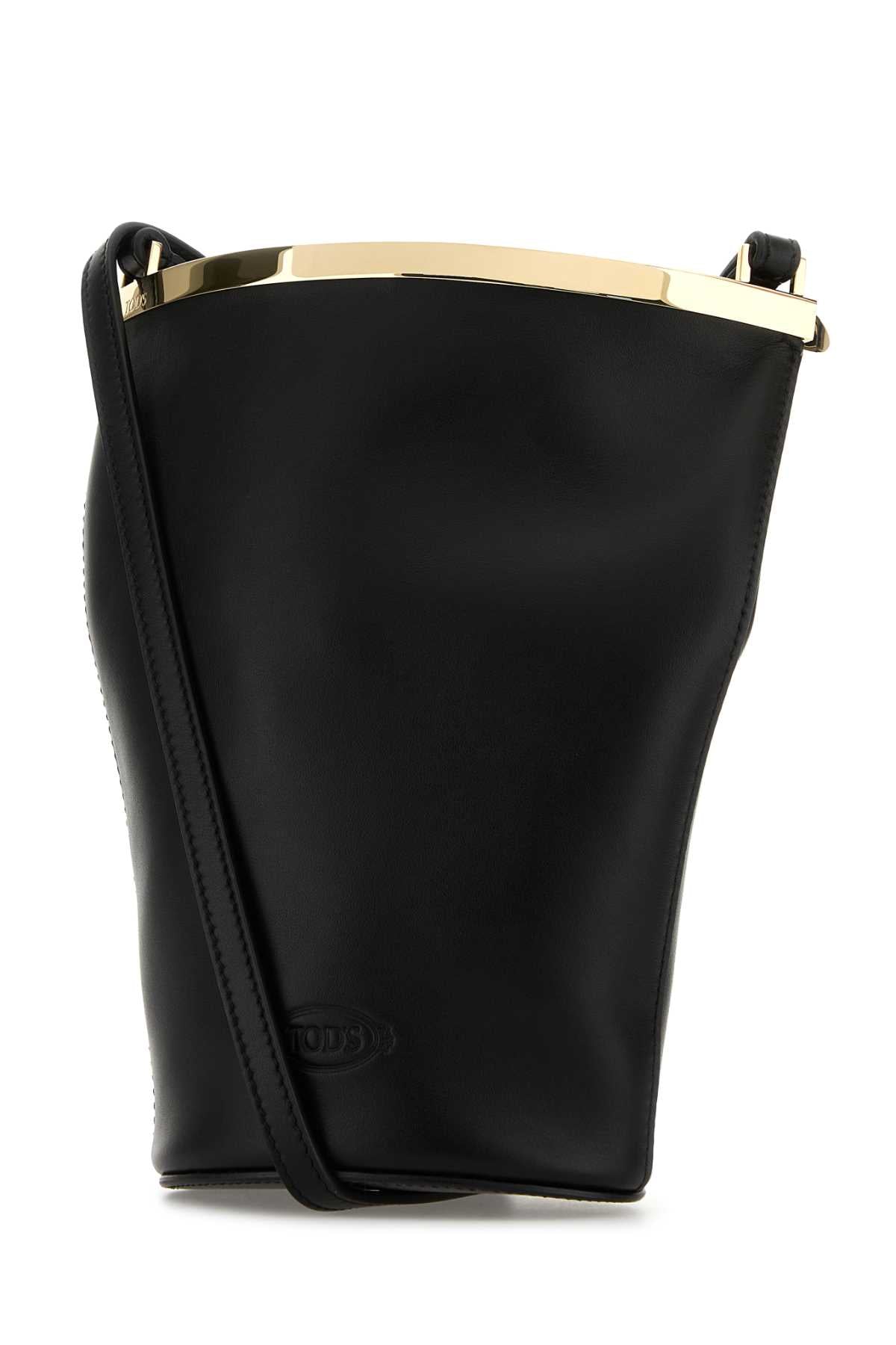 TOD'S Luxe Leather Mini Bucket Handbag (15x23x5 cm)