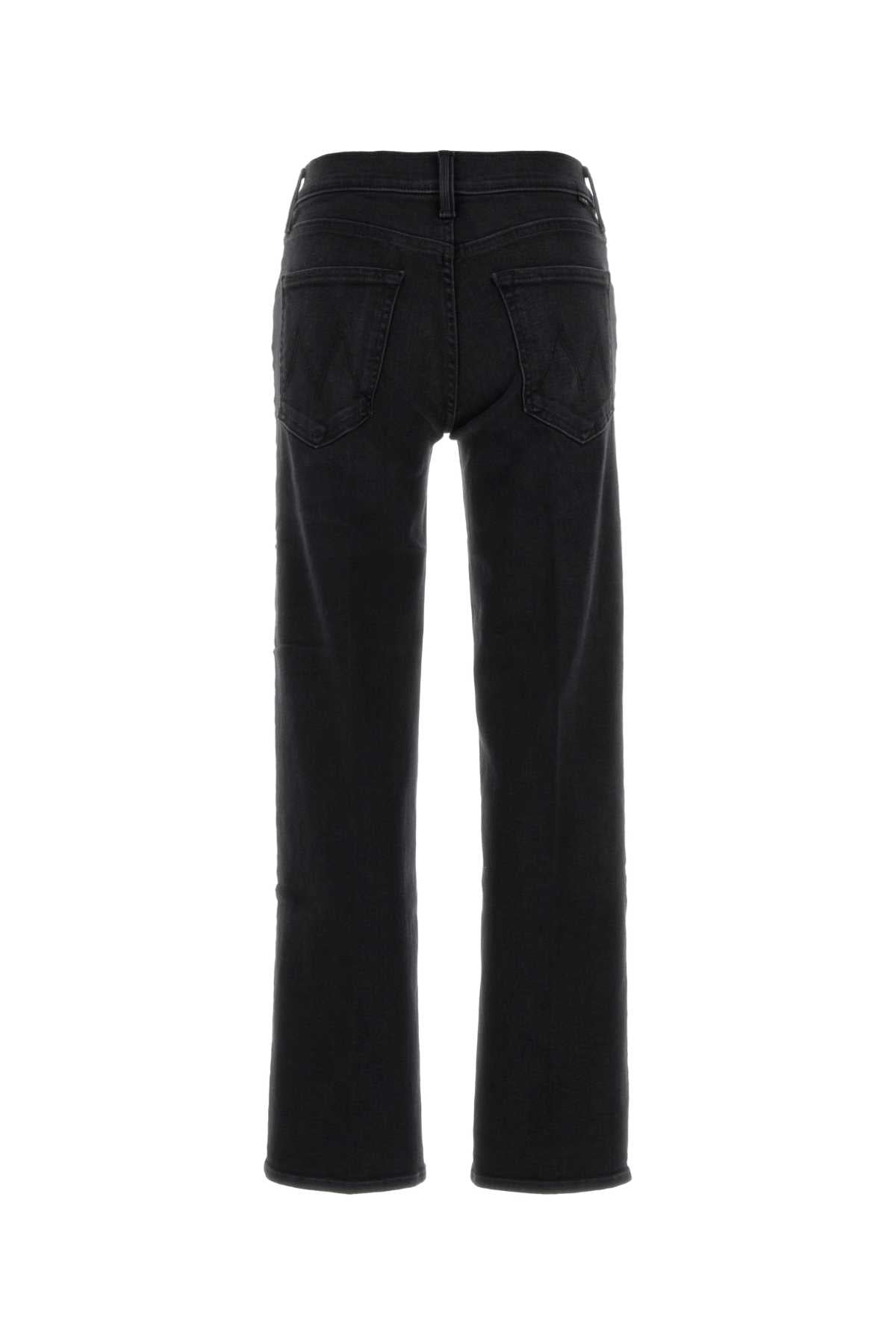 MOTHER Black Stretch Denim Jeans for Women