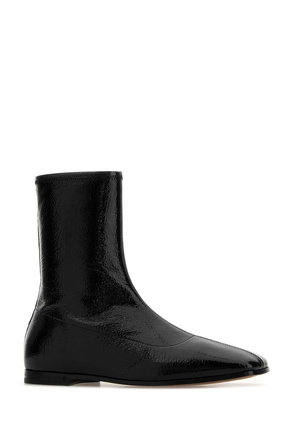 VALENTINO GARAVANI Signature VLogo Leather Boots for Men