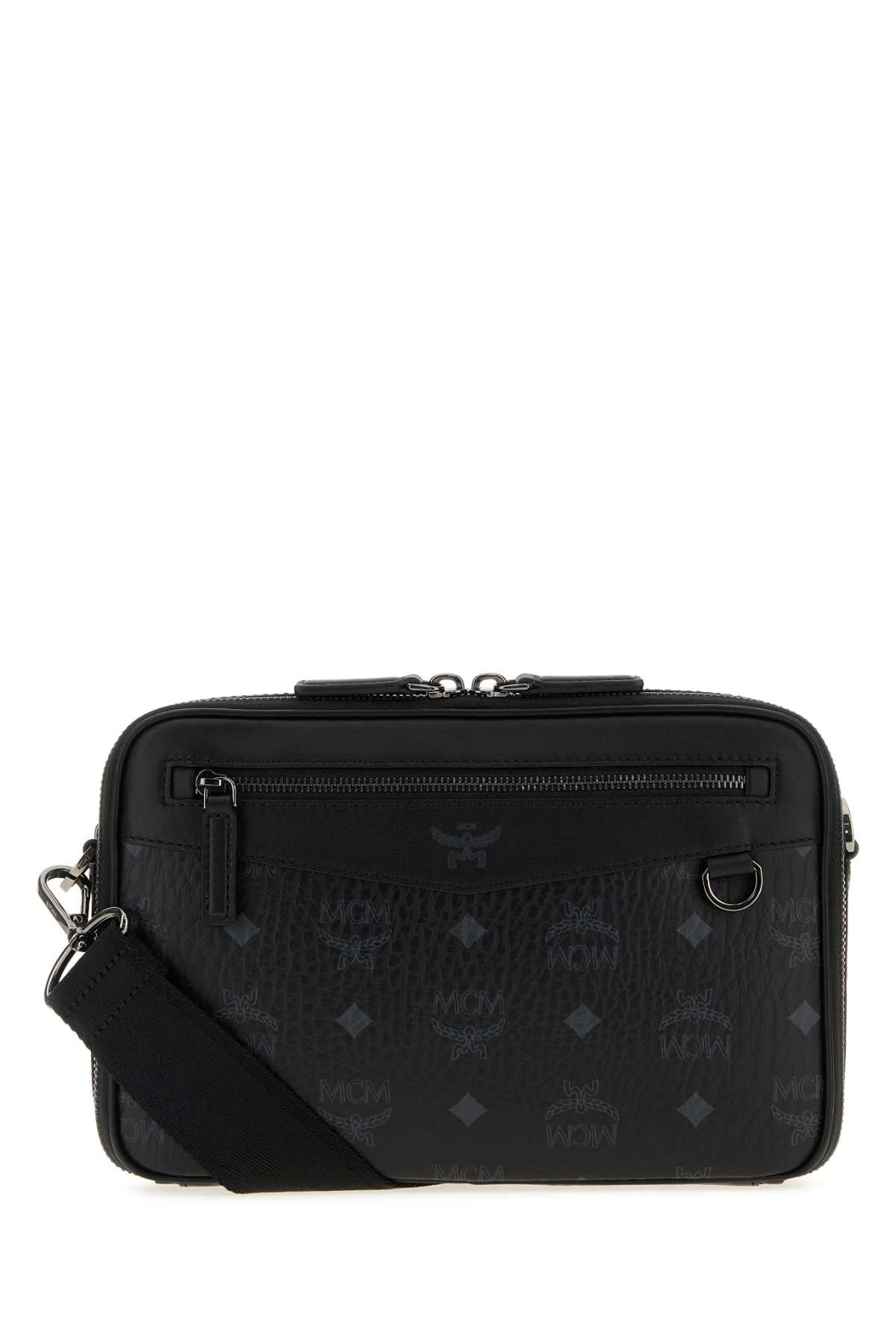 MCM Mini Printed Canvas Diamond Crossbody Handbag