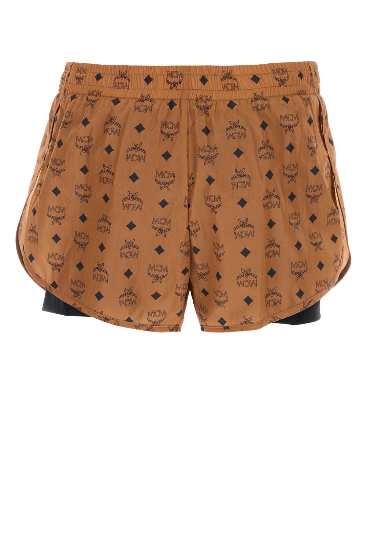 MCM Men's Mini Printed Nylon Bermuda Shorts