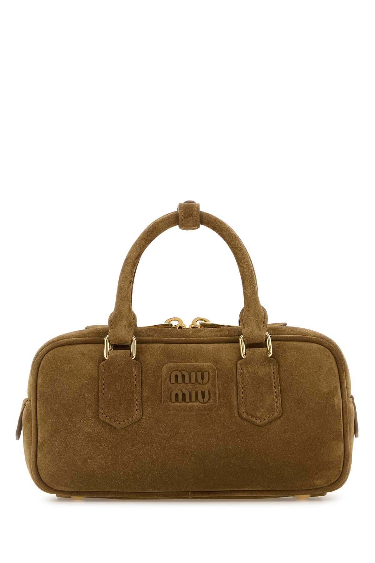 MIU MIU Mini Suede Arcadie Handbag
