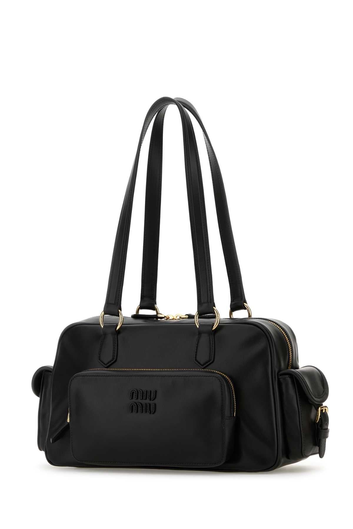 MIU MIU Mini Leather Shoulder Handbag - 35 cm x 20 cm x 14 cm