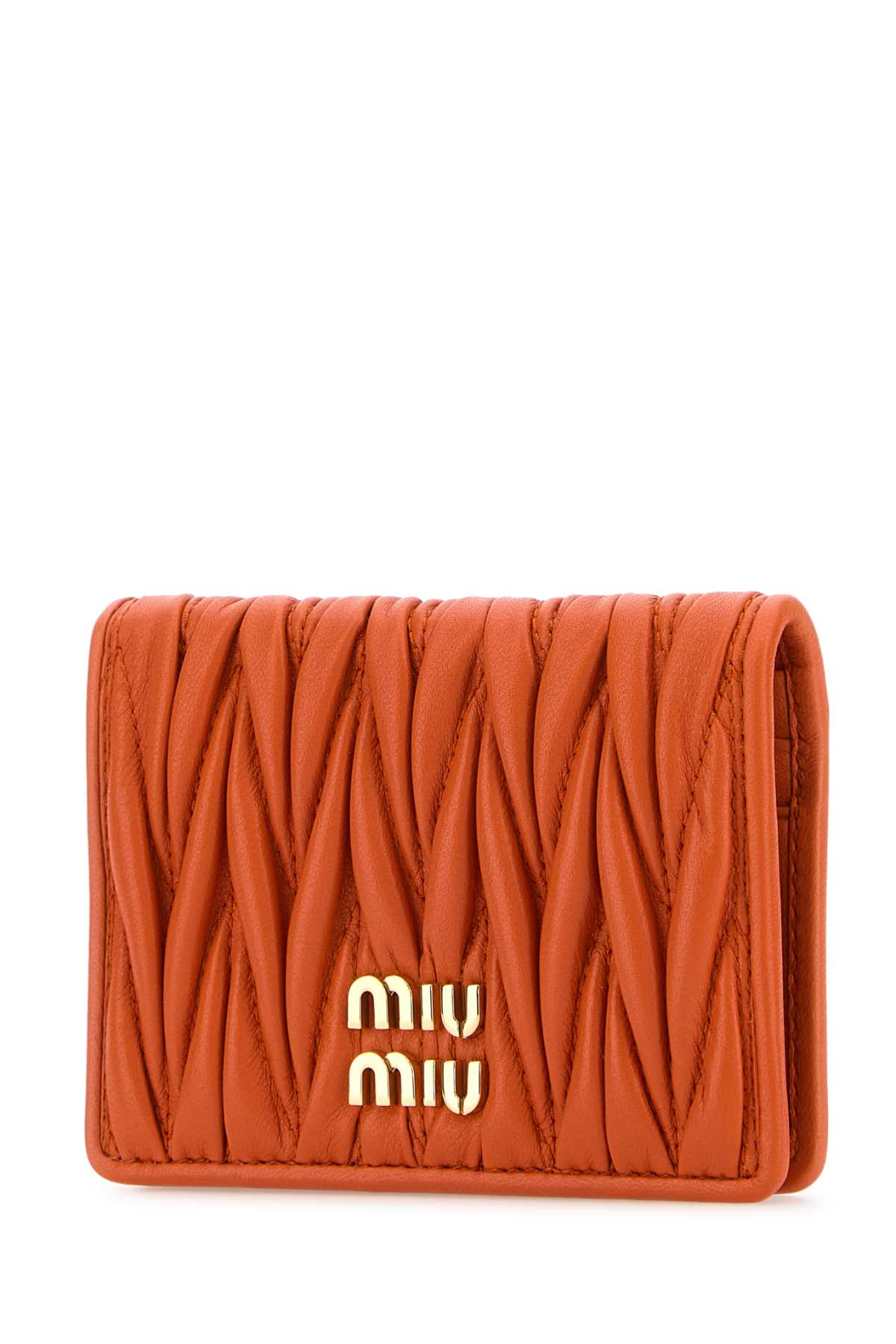 MIU MIU Mini Nappa Leather Card Holder - Stylish and Functional