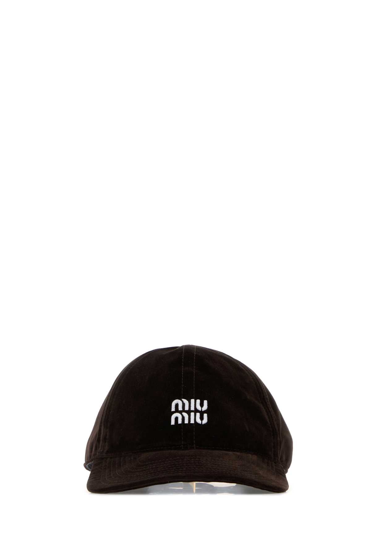 MIU MIU Velvet Baseball Cap for Women
