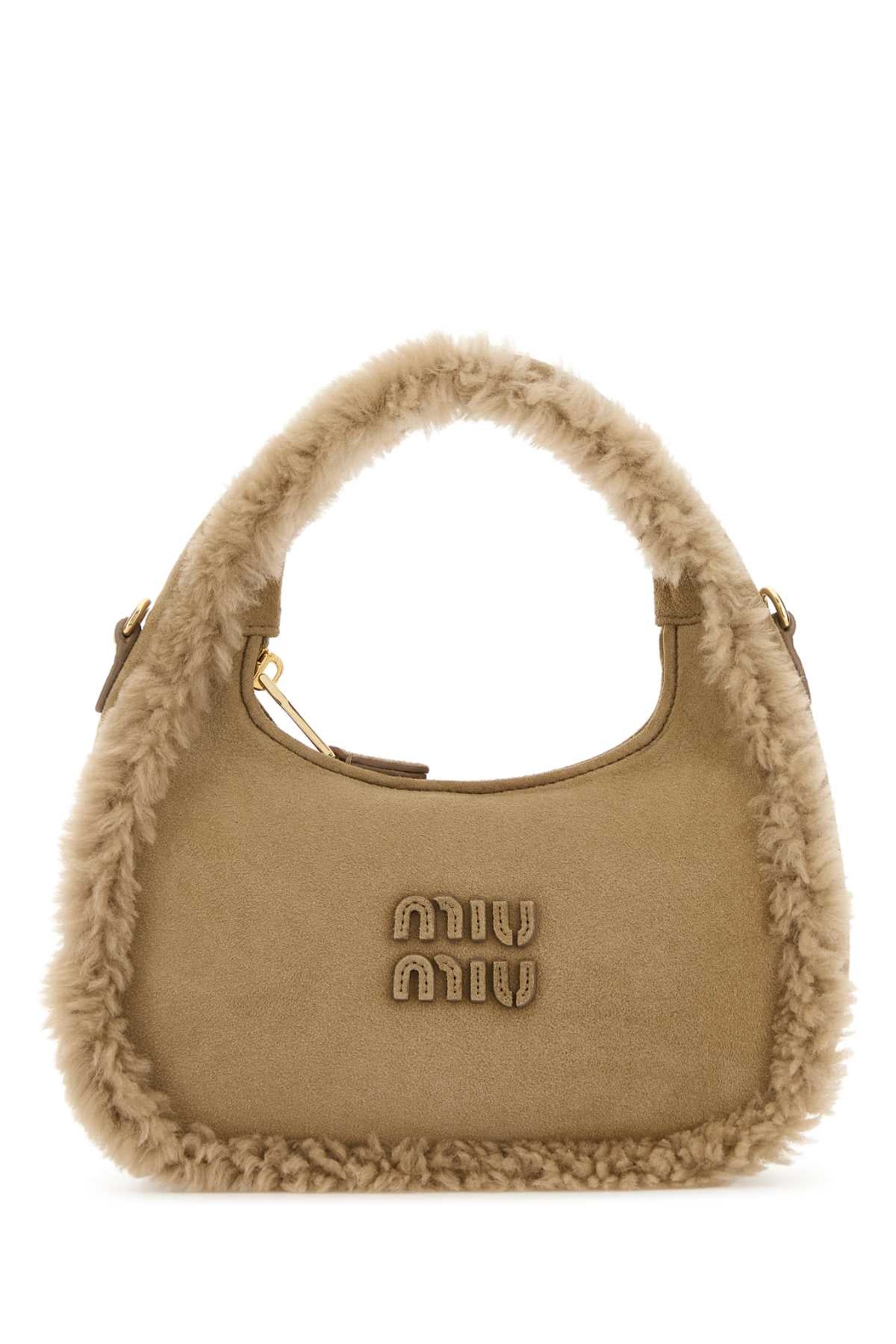 MIU MIU Mini Suede Handbag - Stylish and Chic