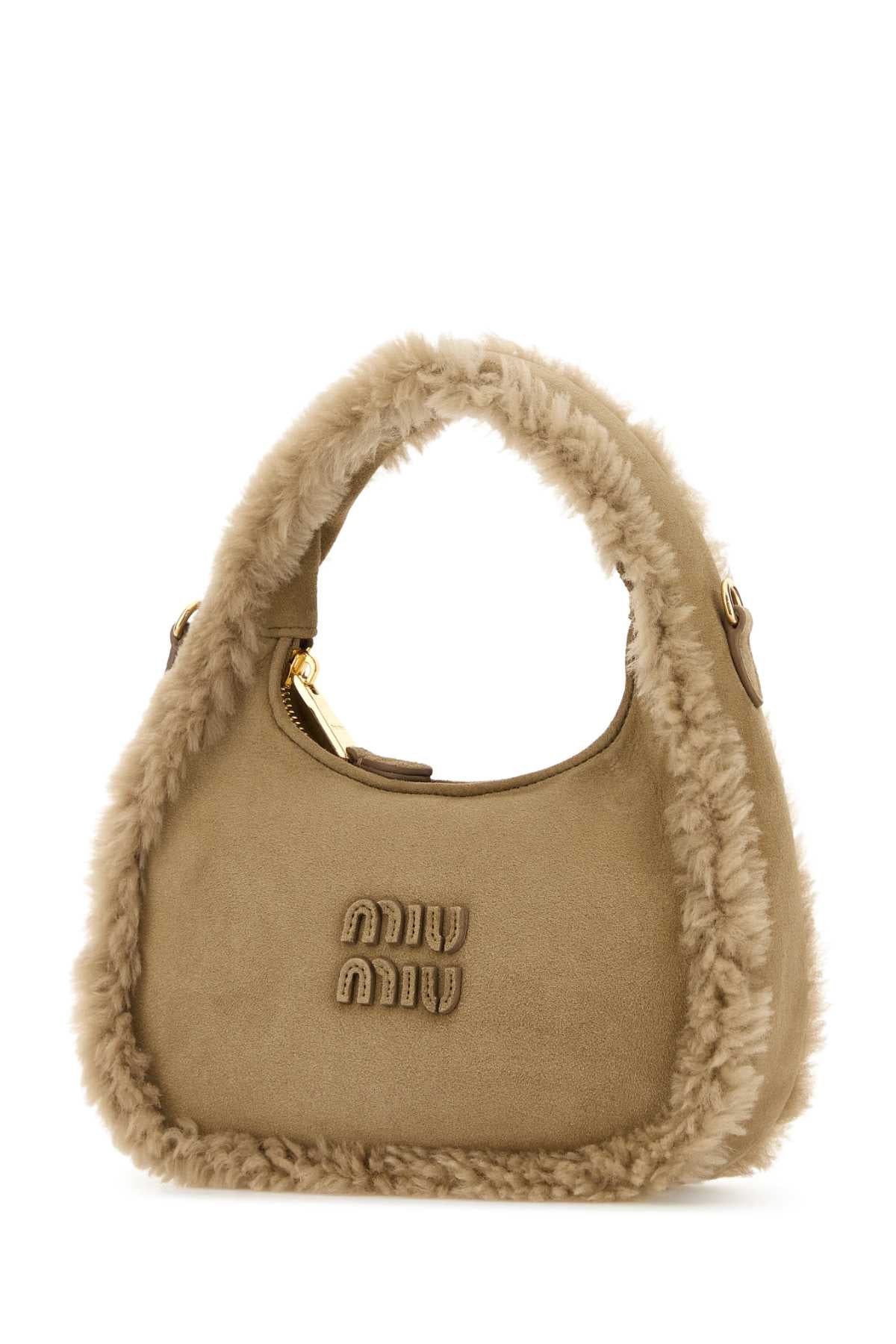 MIU MIU Mini Suede Handbag - Stylish and Chic