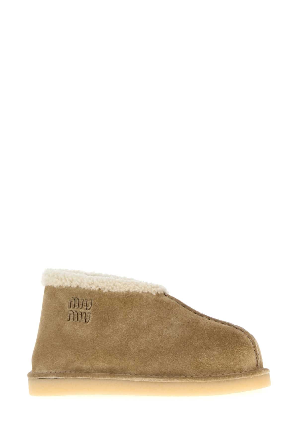 MIU MIU Suede Ankle Boots for Women - Perfect for the Season