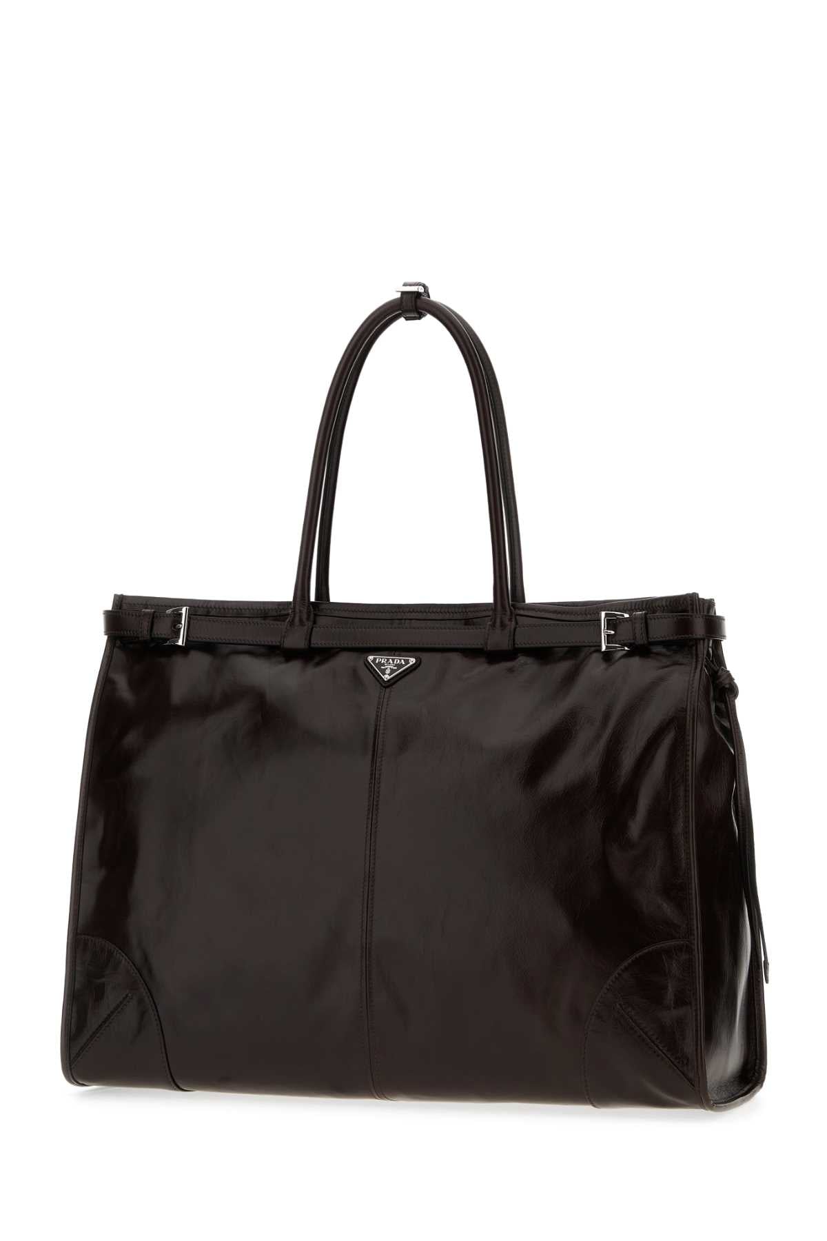 PRADA Large Leather Shopping Handbag - 50cm Width