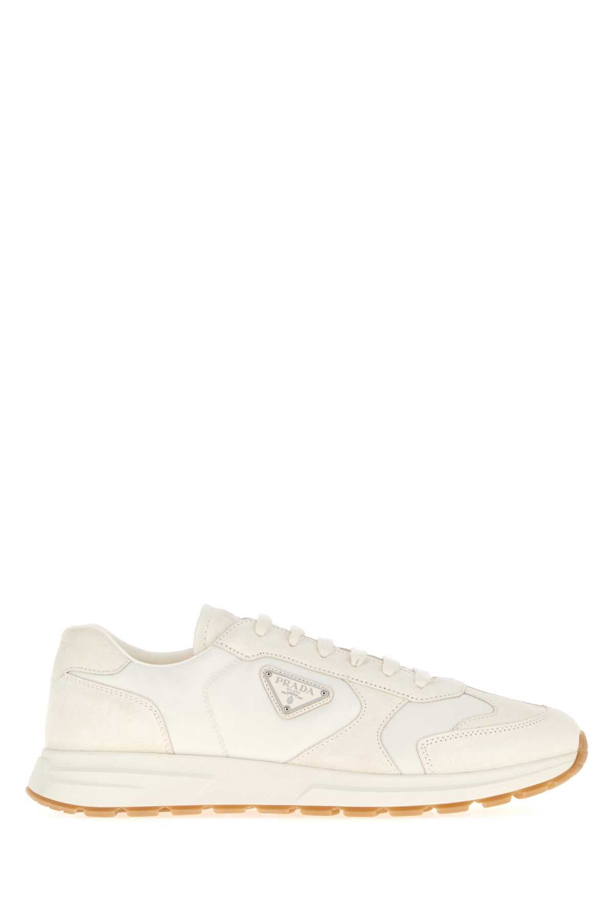 PRADA Men's Re-Nylon and Suede Sneakers