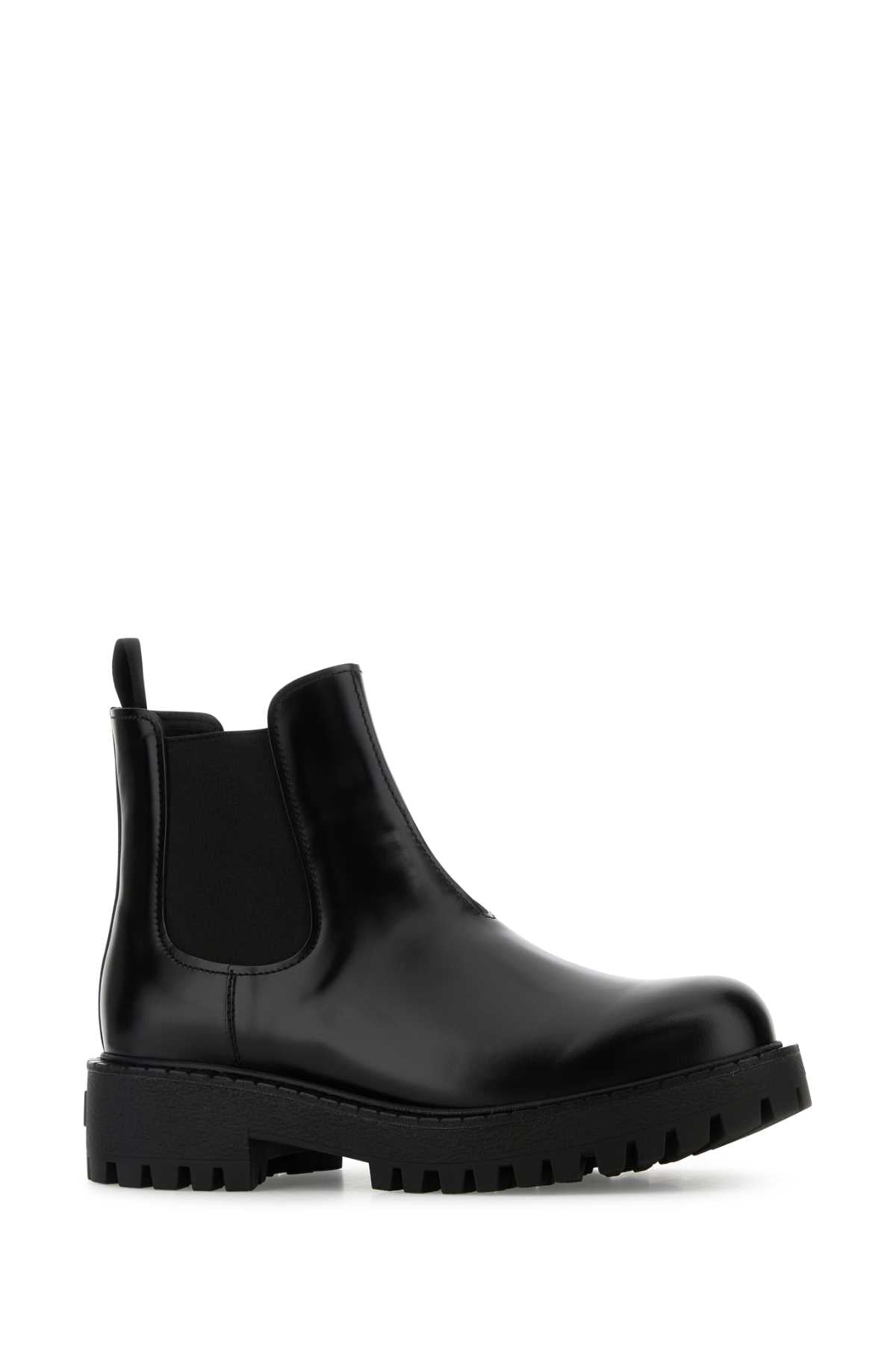 PRADA Men's Premium Leather Ankle Boots 25W