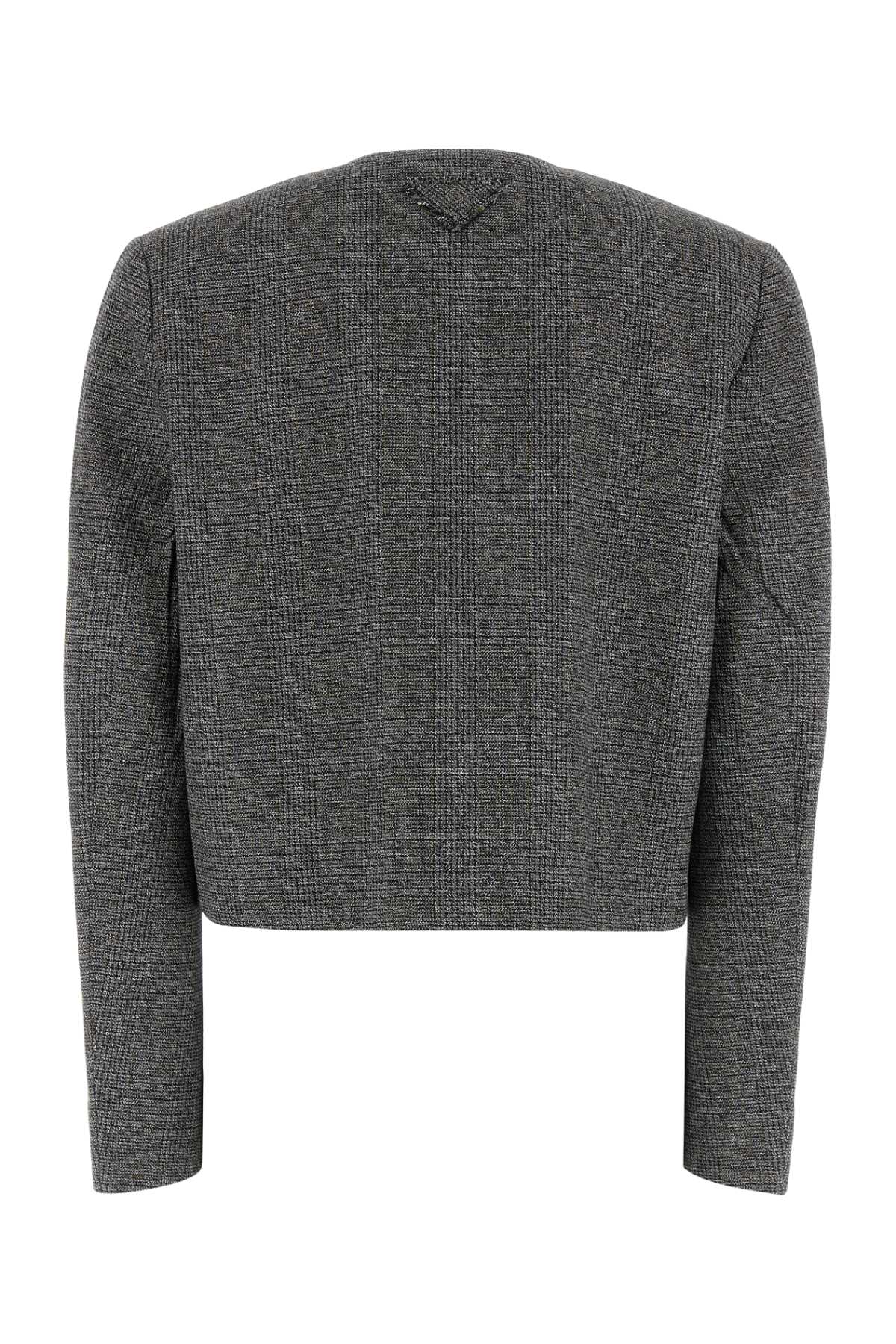 PRADA Glencheck Blazer for Women - Fall 2025 Collection