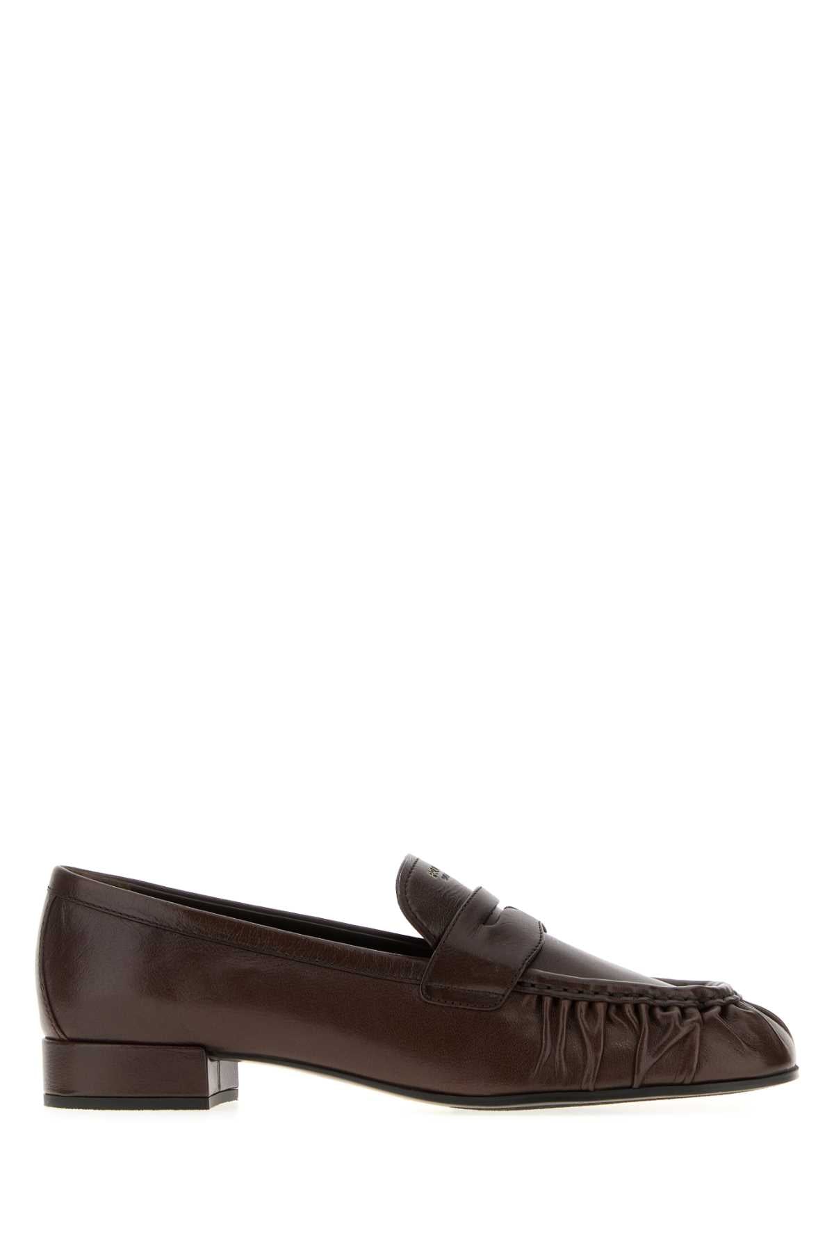 PRADA Classic Leather Loafers