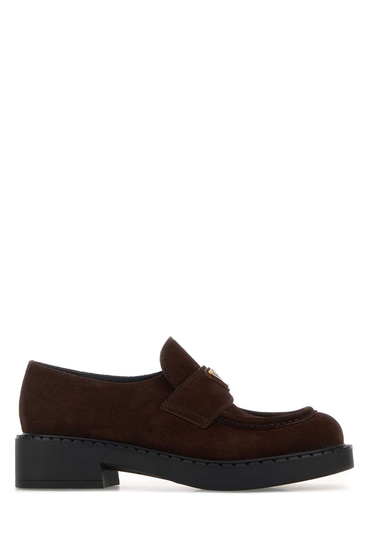 PRADA Suede Mini Loafers for Women