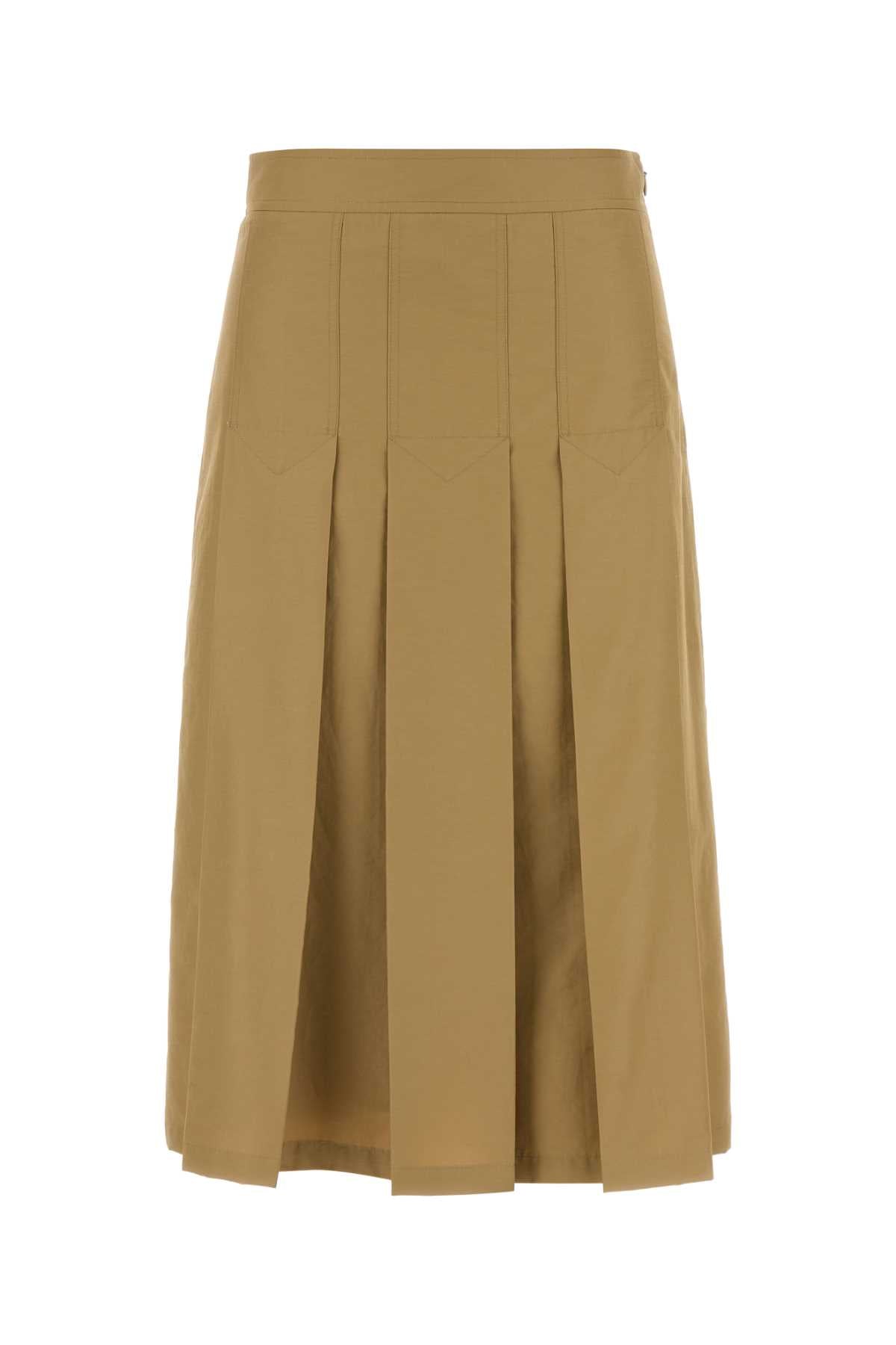 PRADA Mini Cotto Blend Skirt