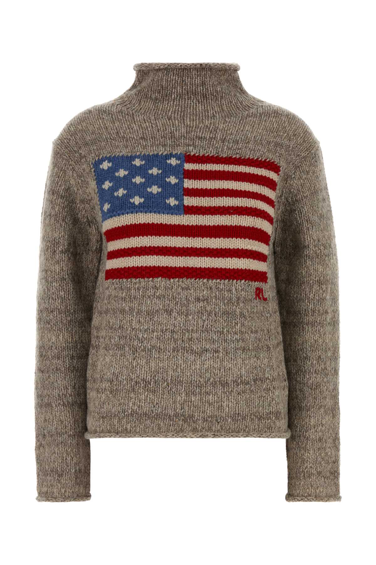 POLO RALPH LAUREN Melange Wool Blend Sweater for Women - FW25
