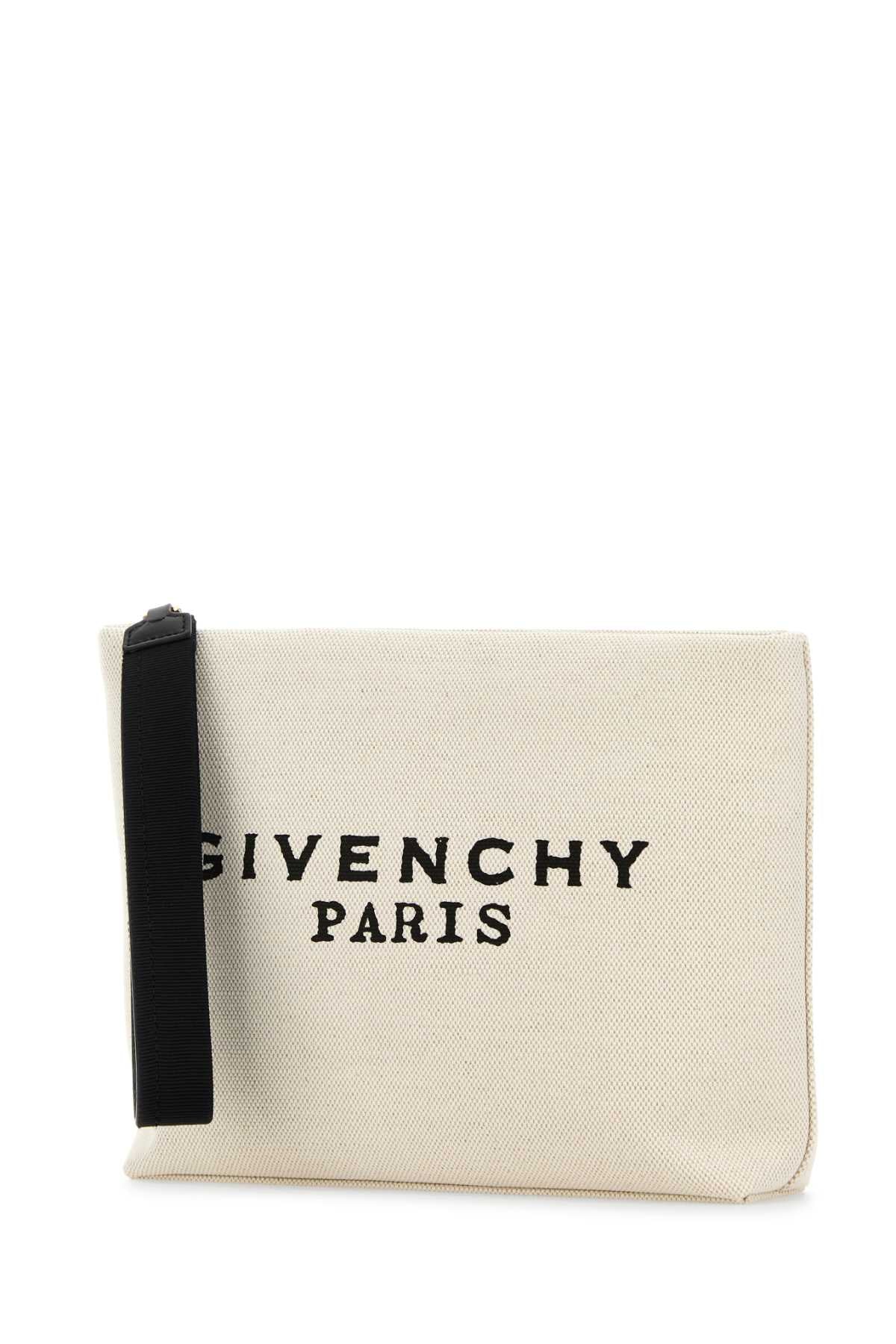 GIVENCHY Mini Canvas Pouch Handbag